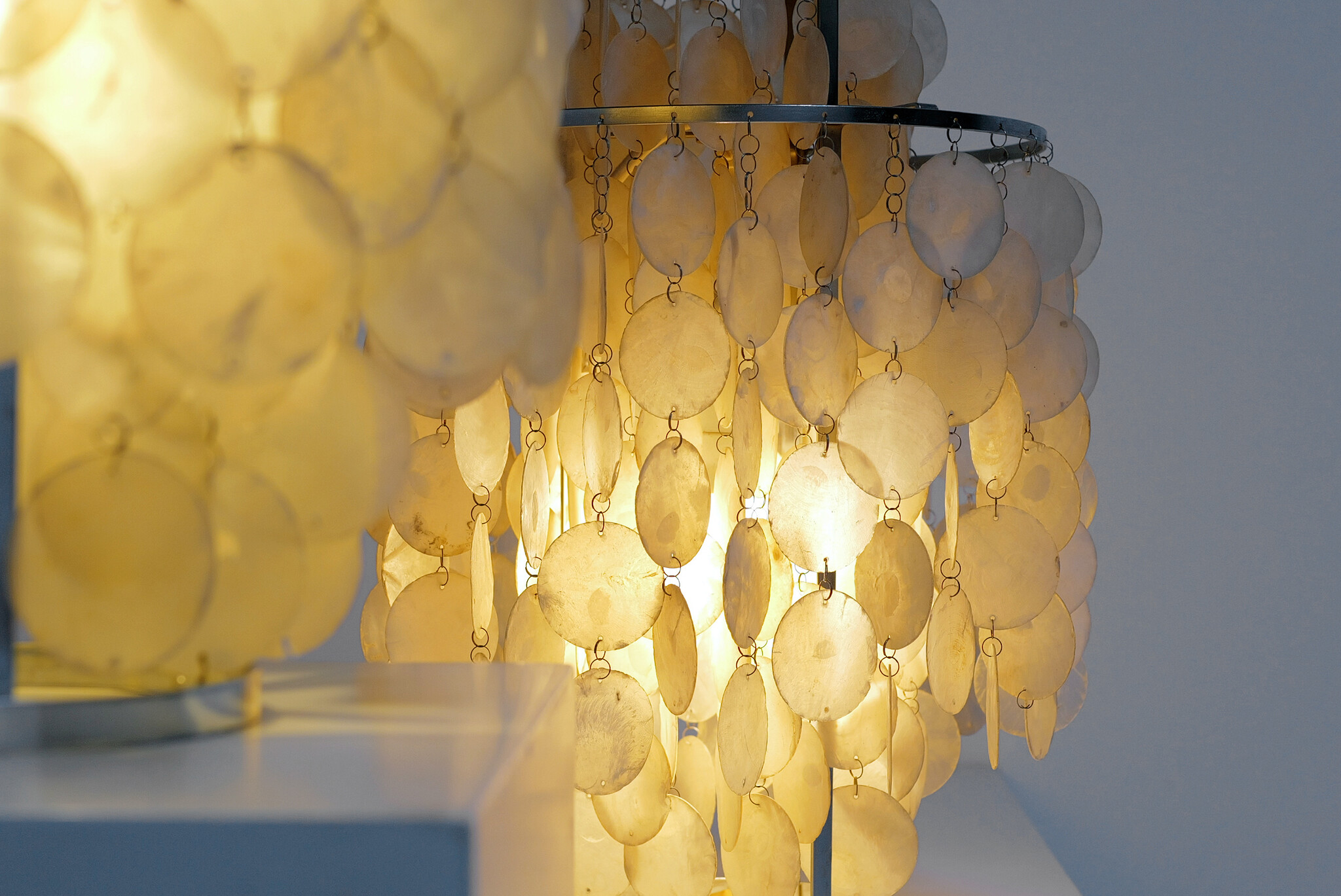 Set Verpan Fun 1TM table lamp by Verner Panton