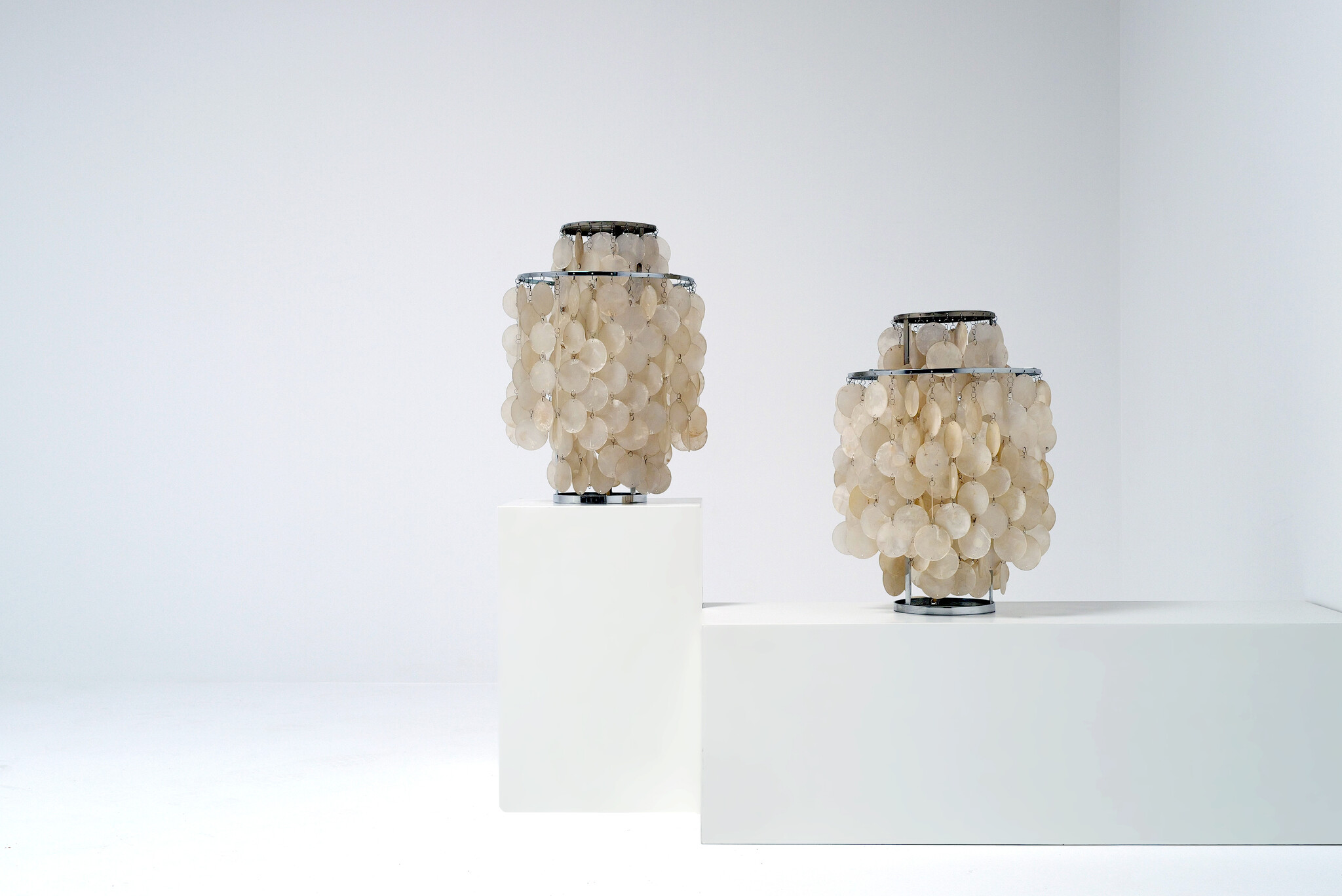 Set Verpan Fun 1TM table lamp by Verner Panton
