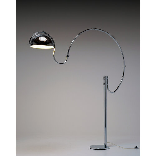 Lampe à arc chromée