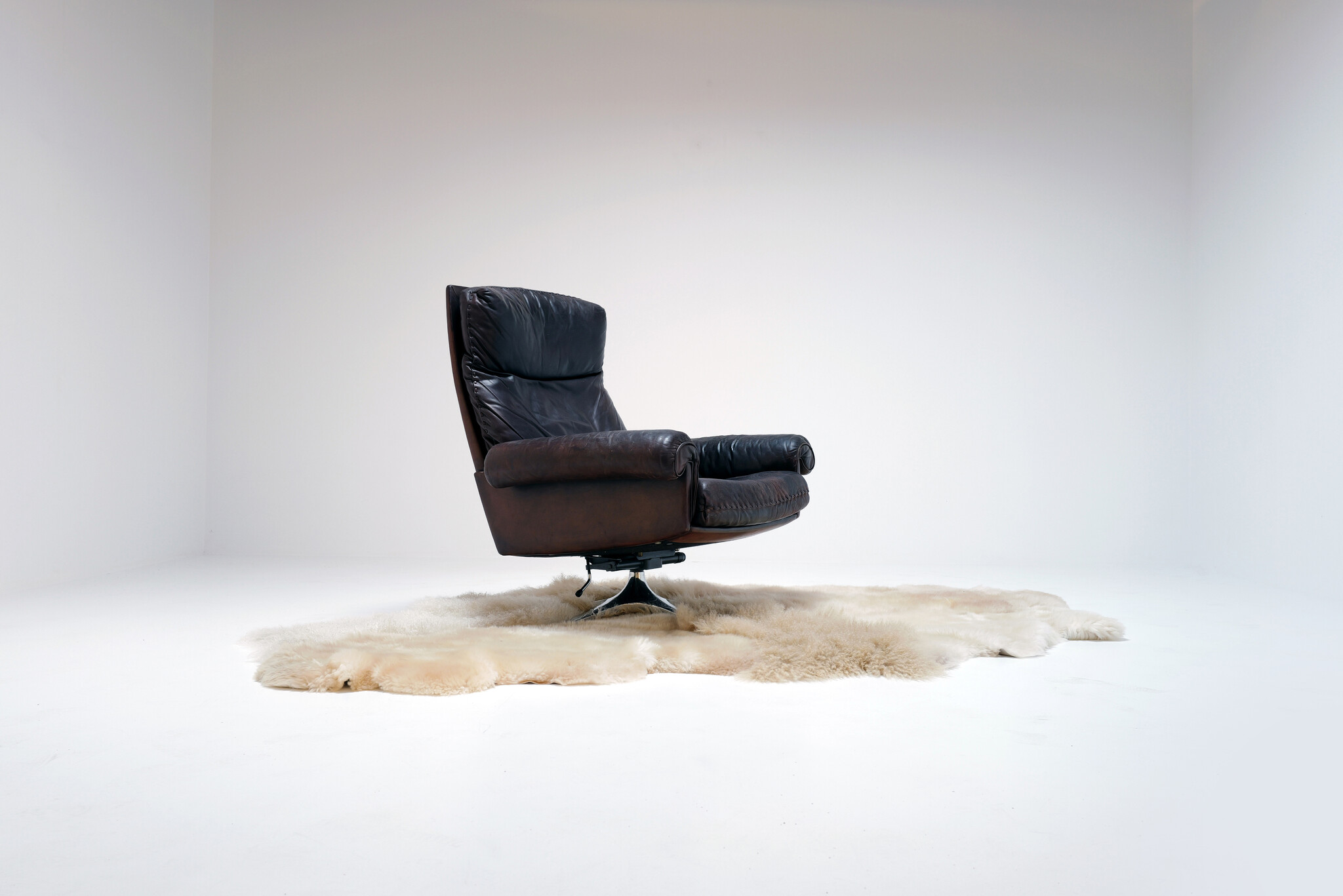 Fauteuil pivotant De Sede DS 31, années 1970