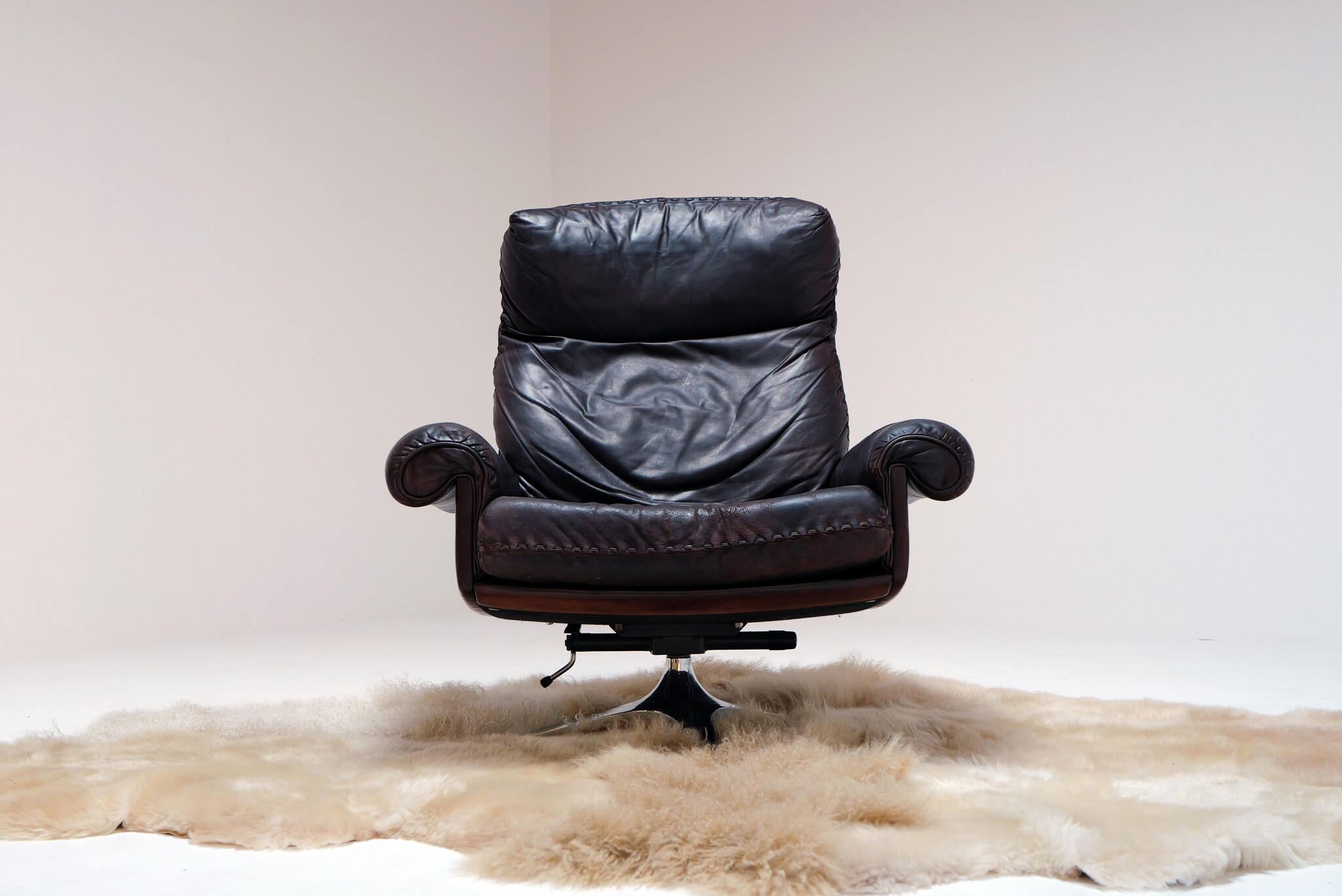 Fauteuil pivotant De Sede DS 31, années 1970