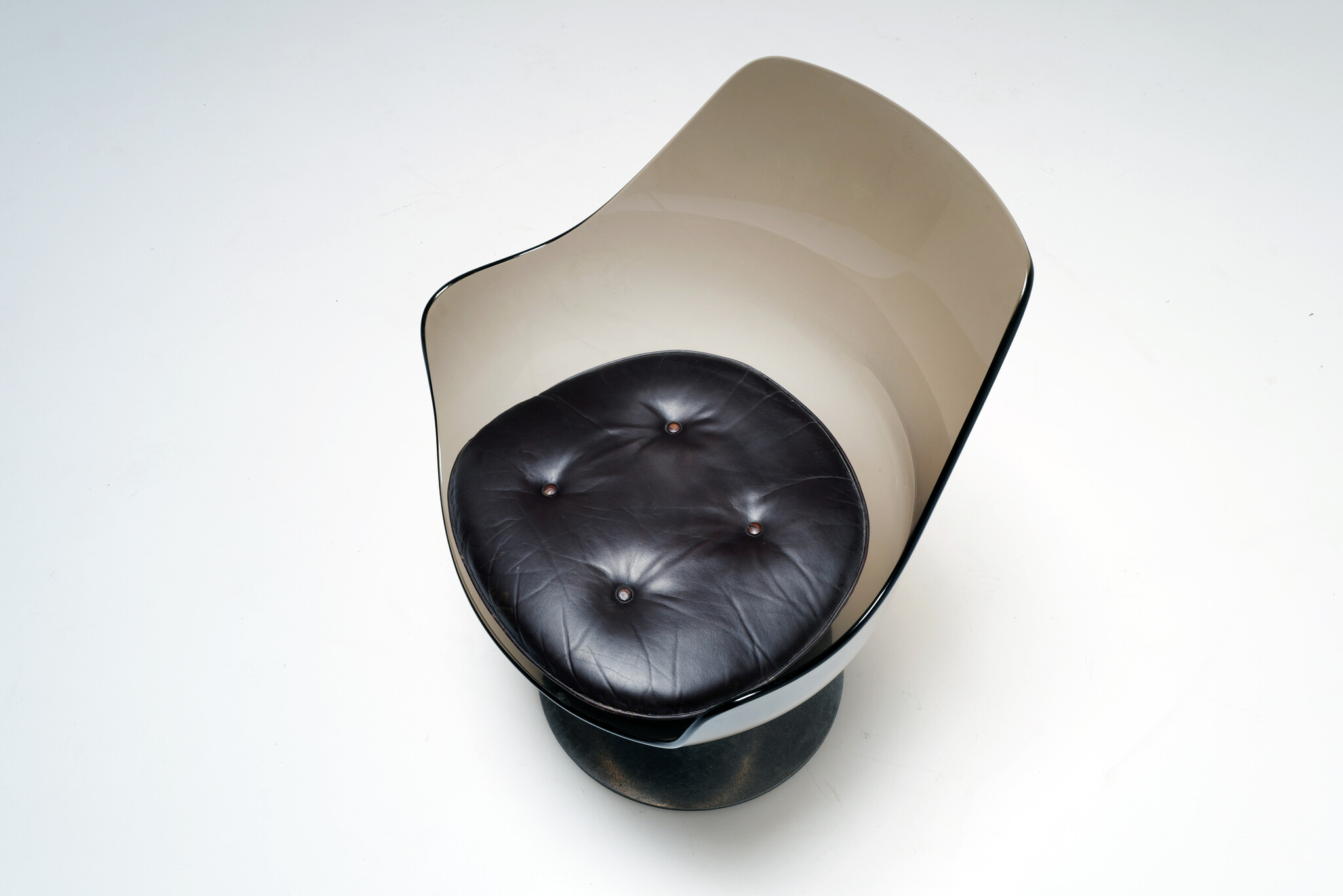 Ensemble de 8 chaises Champagne par Estelle & Erwin Laverne, 1962