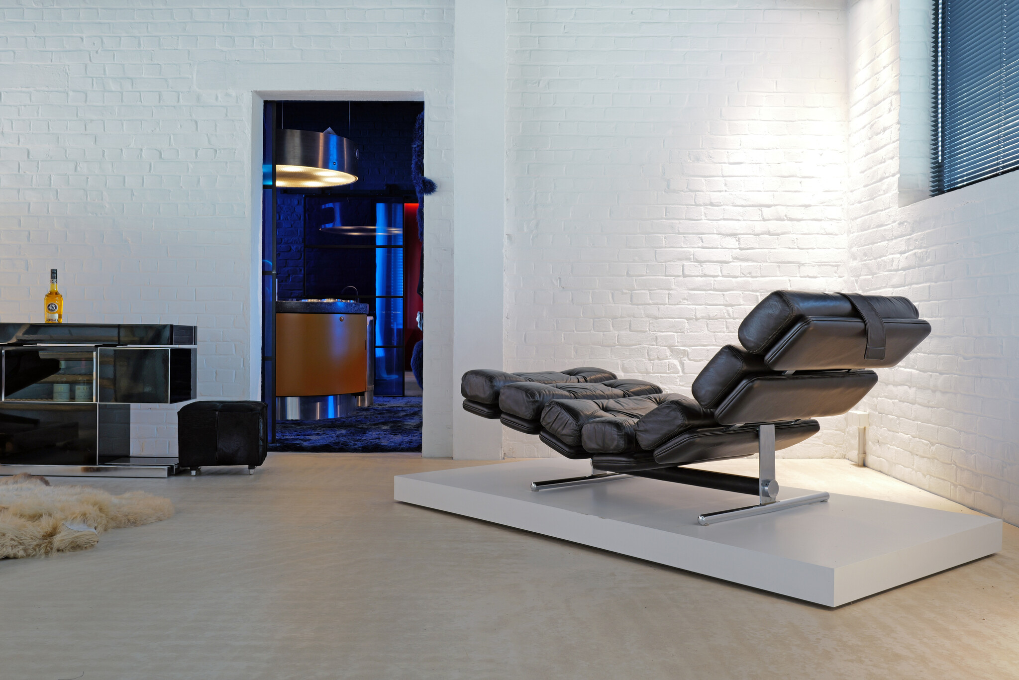 Ric Deforche Lord lounge chair Gervan Belgium, 1970's