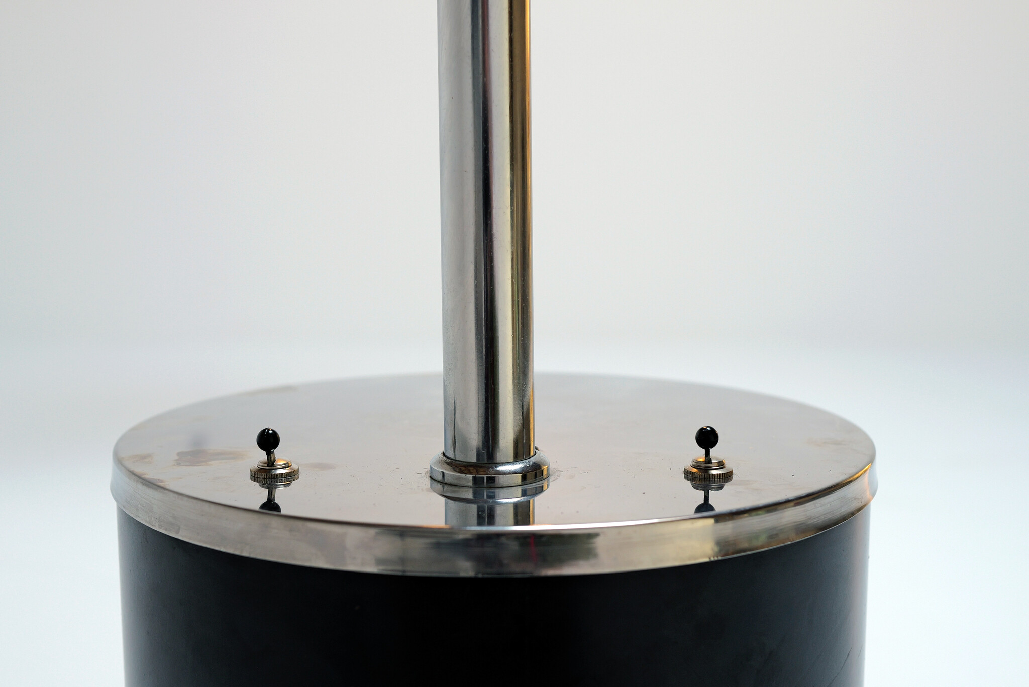 Lampe à arc italienne chromée, années 1970