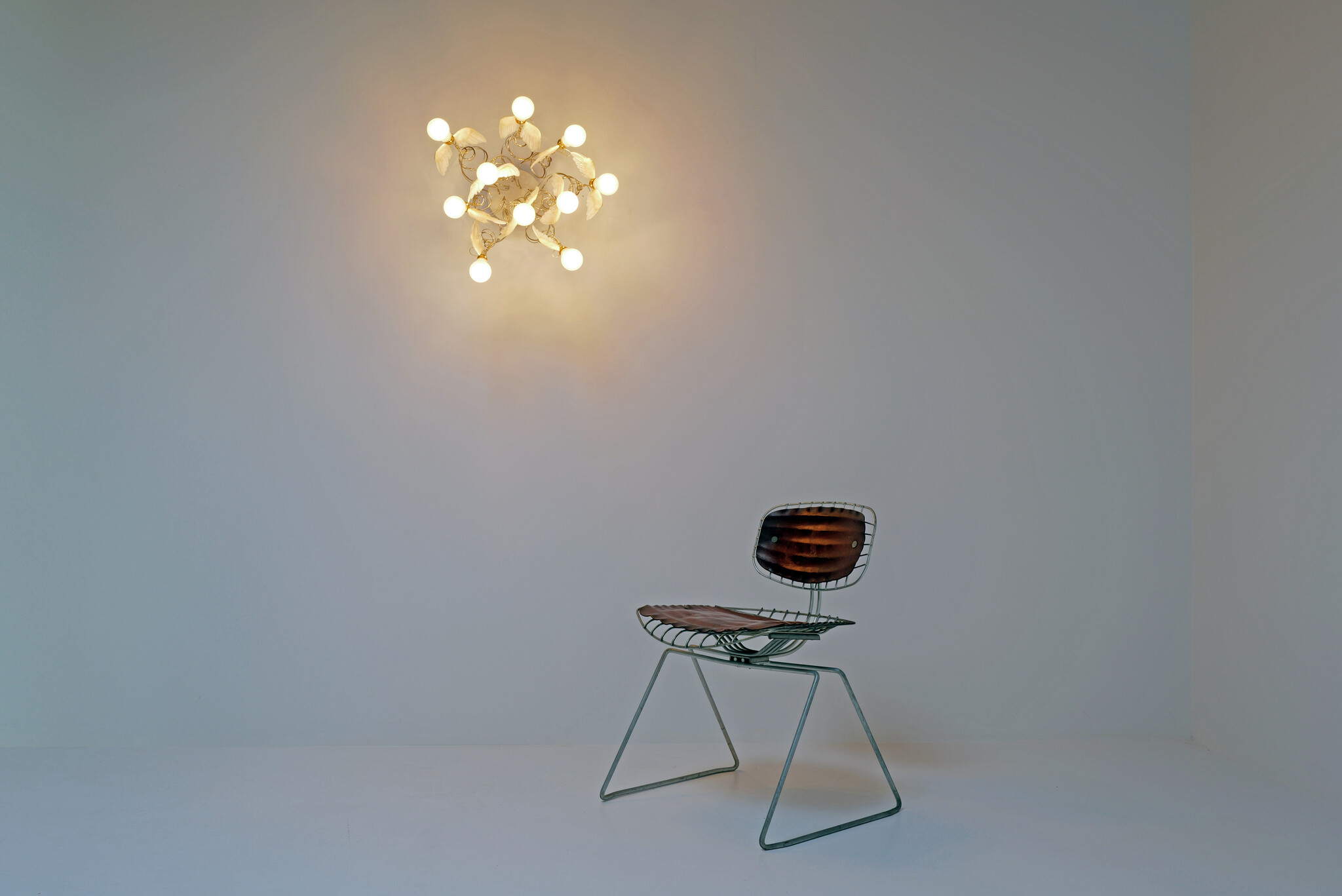 Lampe 'Birdie' avec ailes en plumes d'oie pour Ingo Maurer