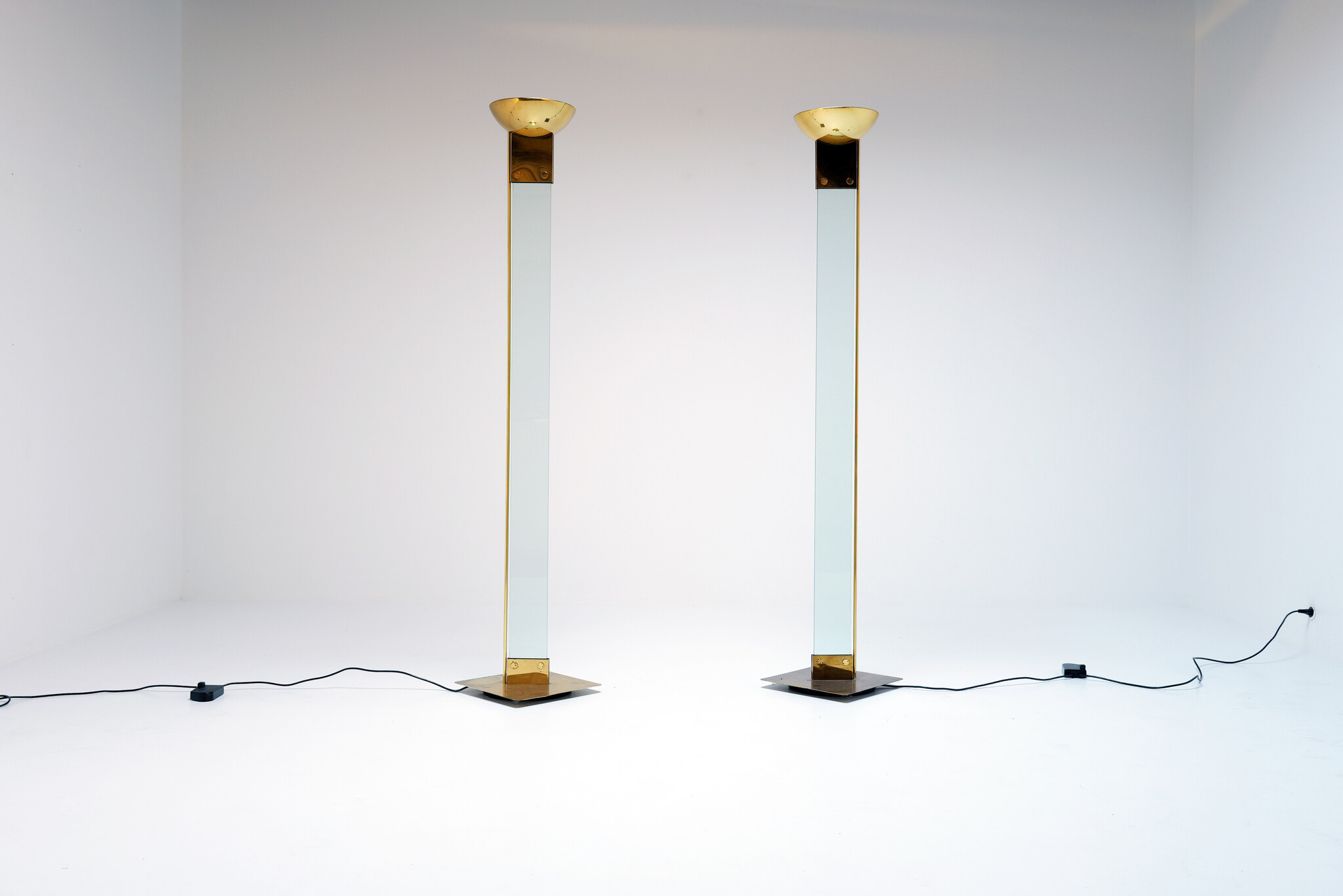 Ensemble de lampadaires « Laser » de Max Baguara pour Lamperti, années 1970