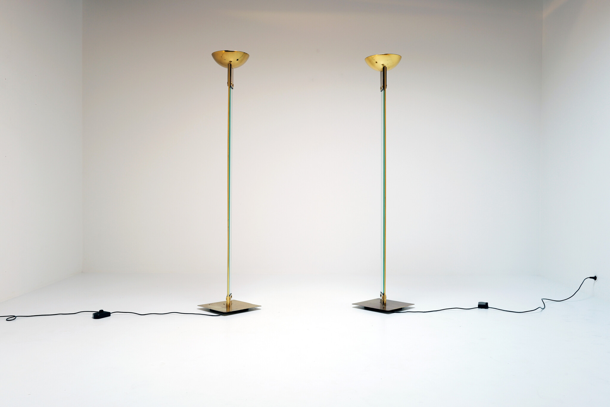 Ensemble de lampadaires « Laser » de Max Baguara pour Lamperti, années 1970