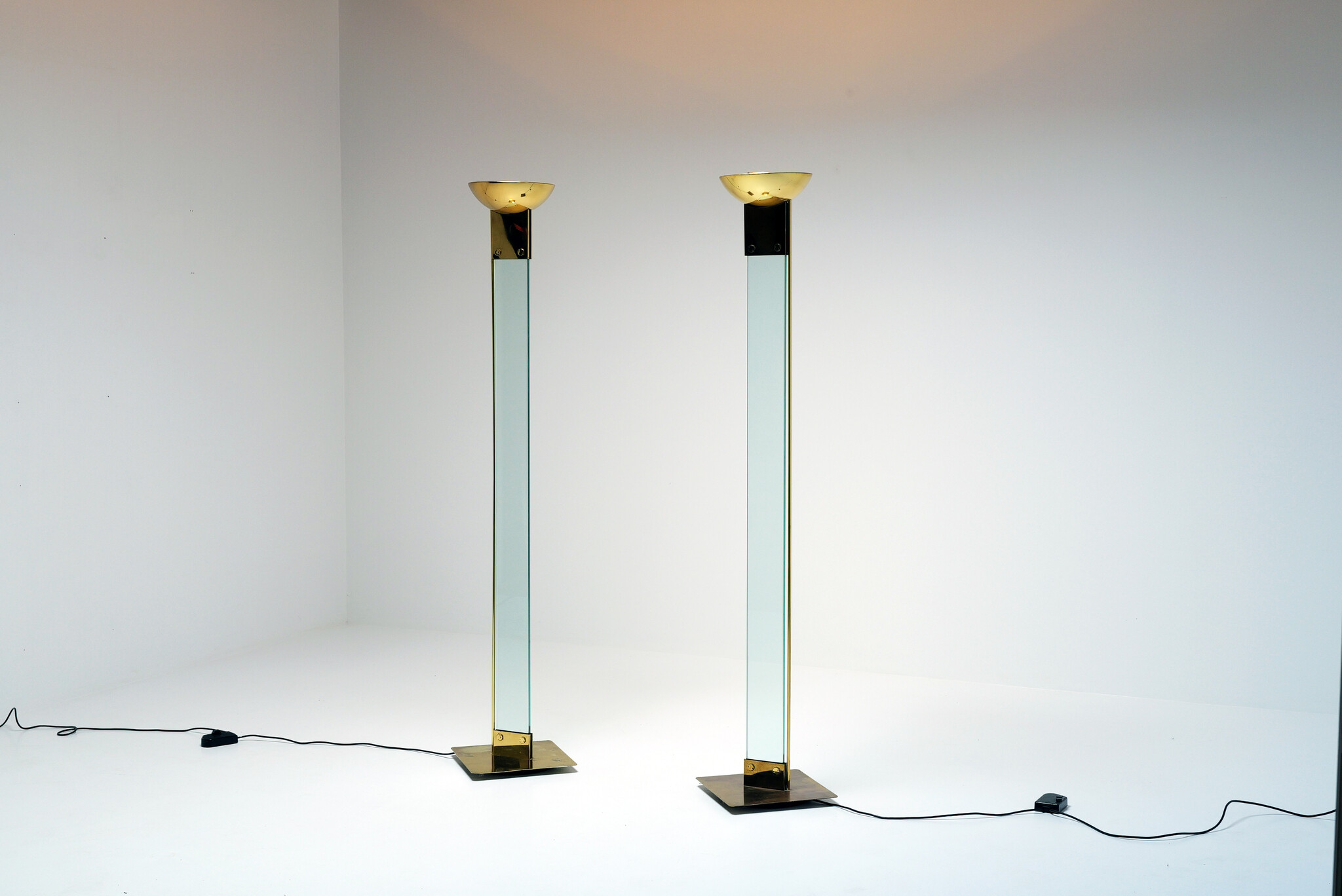 Ensemble de lampadaires « Laser » de Max Baguara pour Lamperti, années 1970