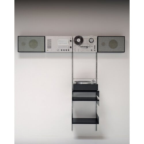Braun wall unit Stereo BLACK EDITION