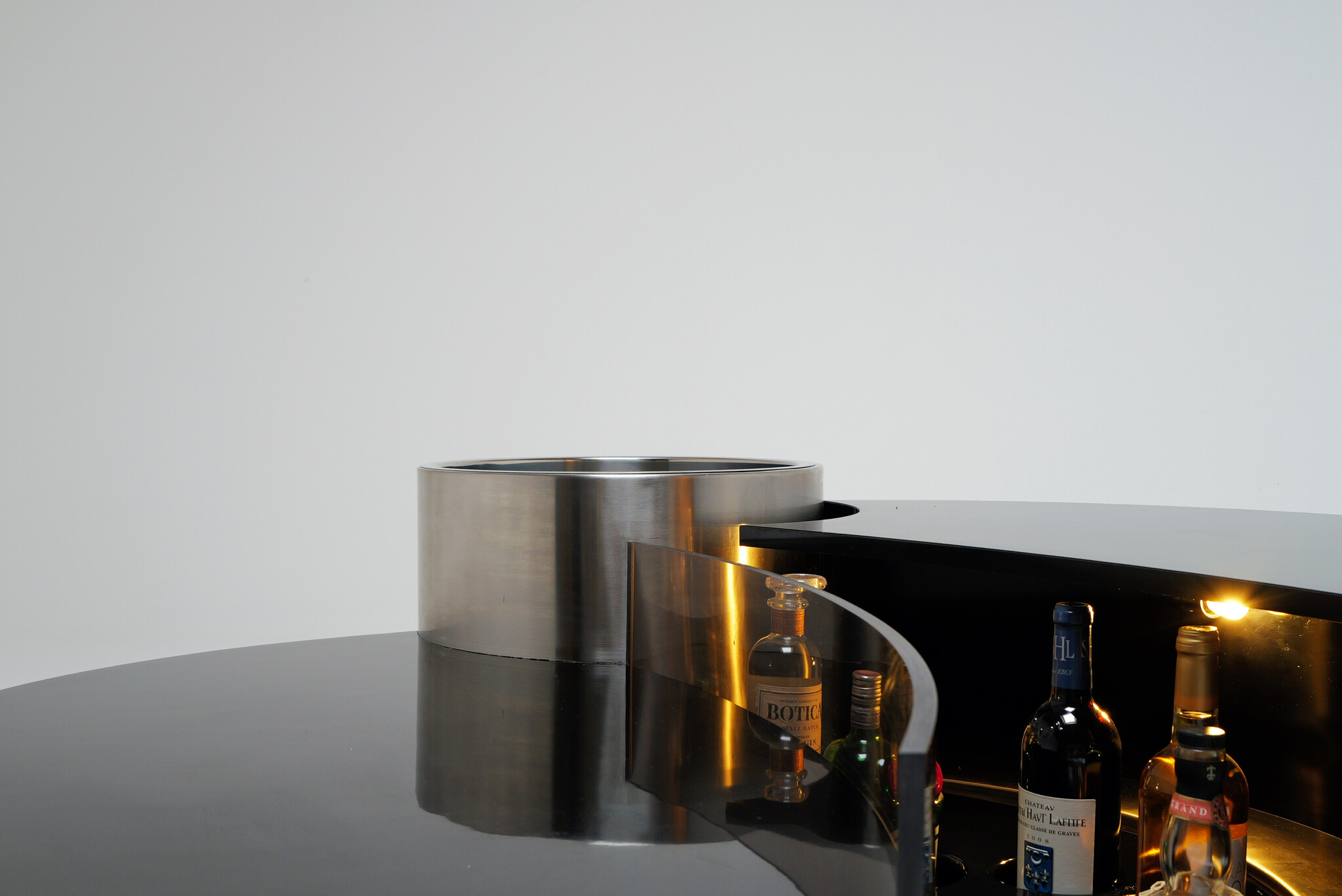 Massimo Papiri coffee table bar for Mario Sabot, 1970s