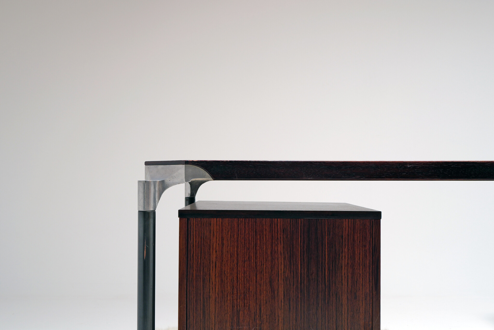 Rosewood desk by Ico Parisi for MIM Roma, 1960s