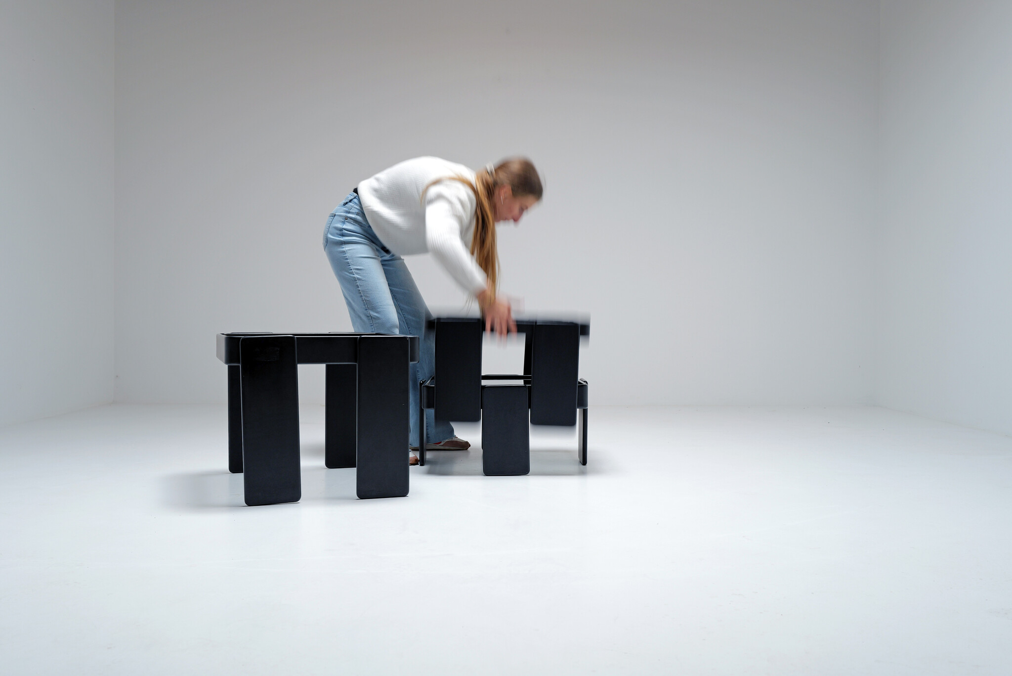Side table set designed by Gianfranco Frattini for Casinna, 1960s