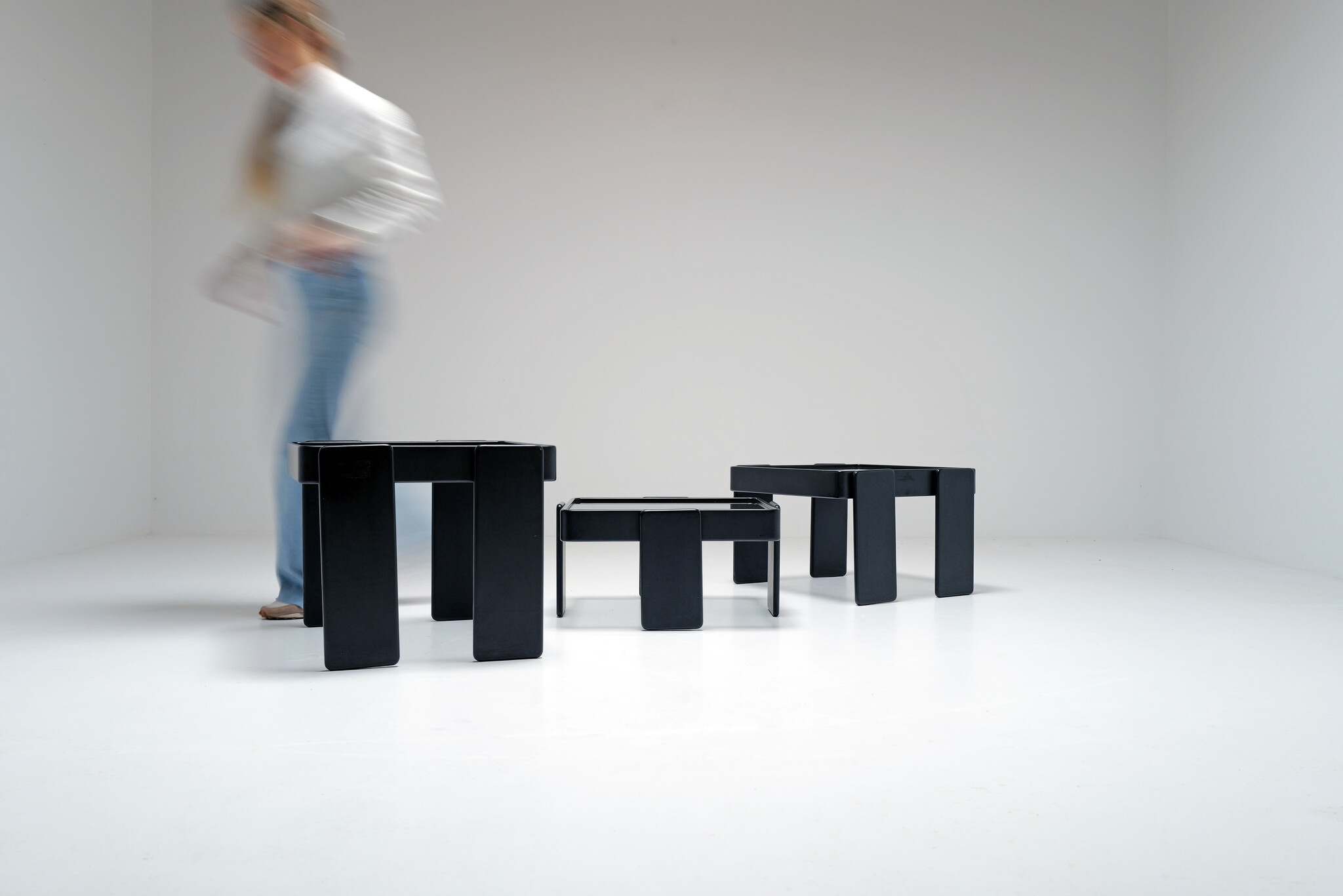 Side table set designed by Gianfranco Frattini for Casinna, 1960s