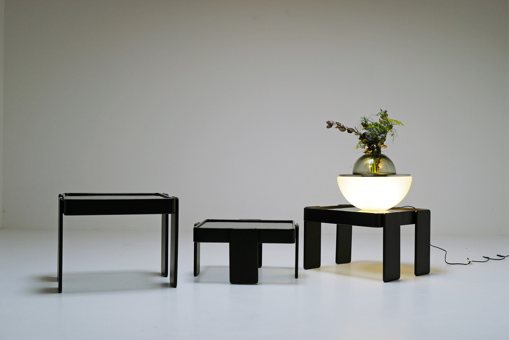 Side table set designed by Gianfranco Frattini for Casinna, 1960s