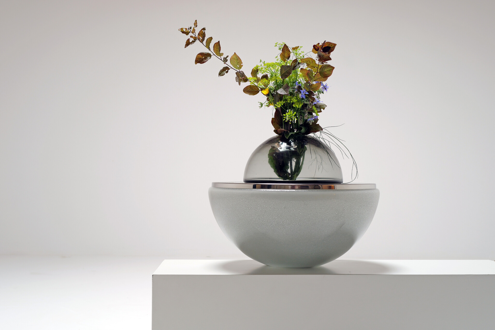 LT327 Tafel lamp van Carlo Nason voor Mazzega, Italy, 1970s