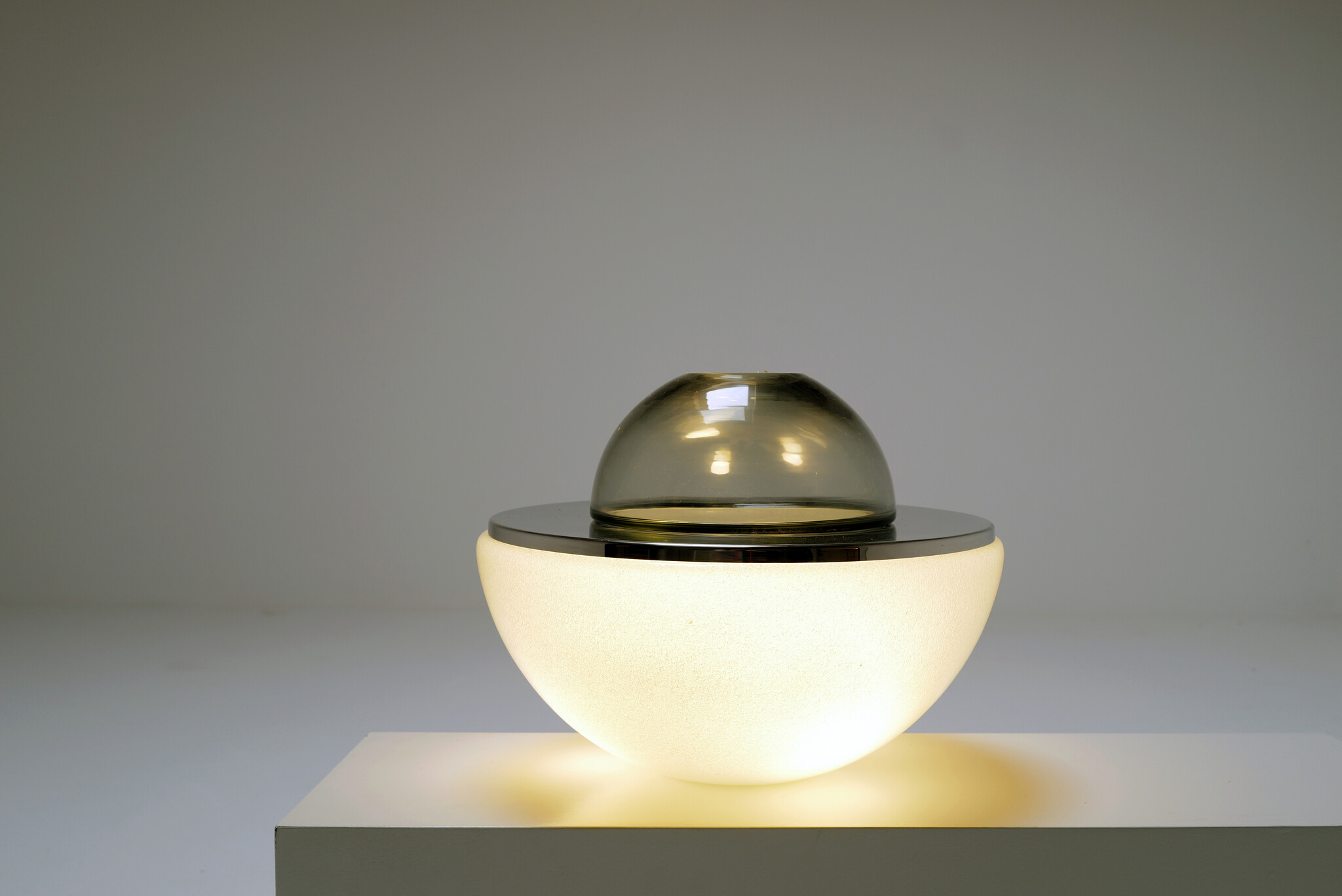 LT327 Tafel lamp van Carlo Nason voor Mazzega, Italy, 1970s