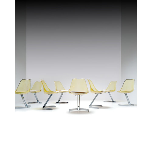 Chaises Eurosteel, années 1970