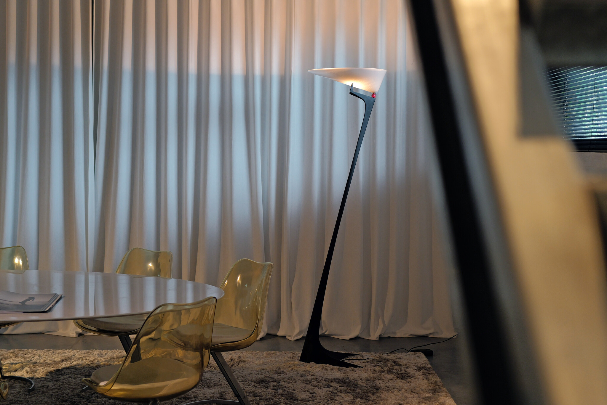 Montjuïc vloerlamp van Santiago Calatrava voor Artemide, 1990's