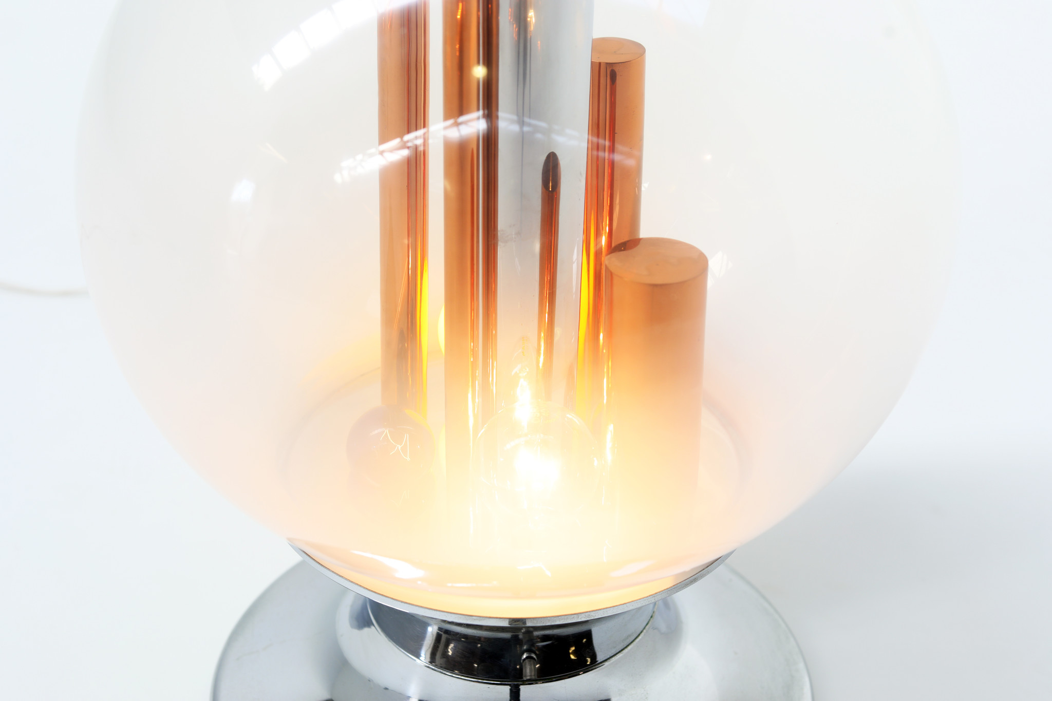 Table Lamp by Selenova in Chrome, 1970's