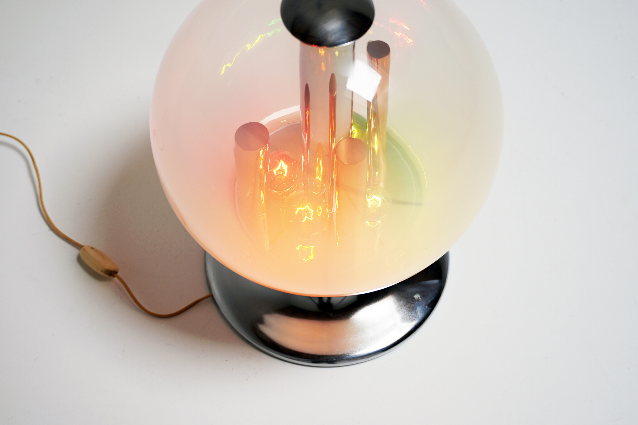 Table Lamp by Selenova in Chrome, 1970's