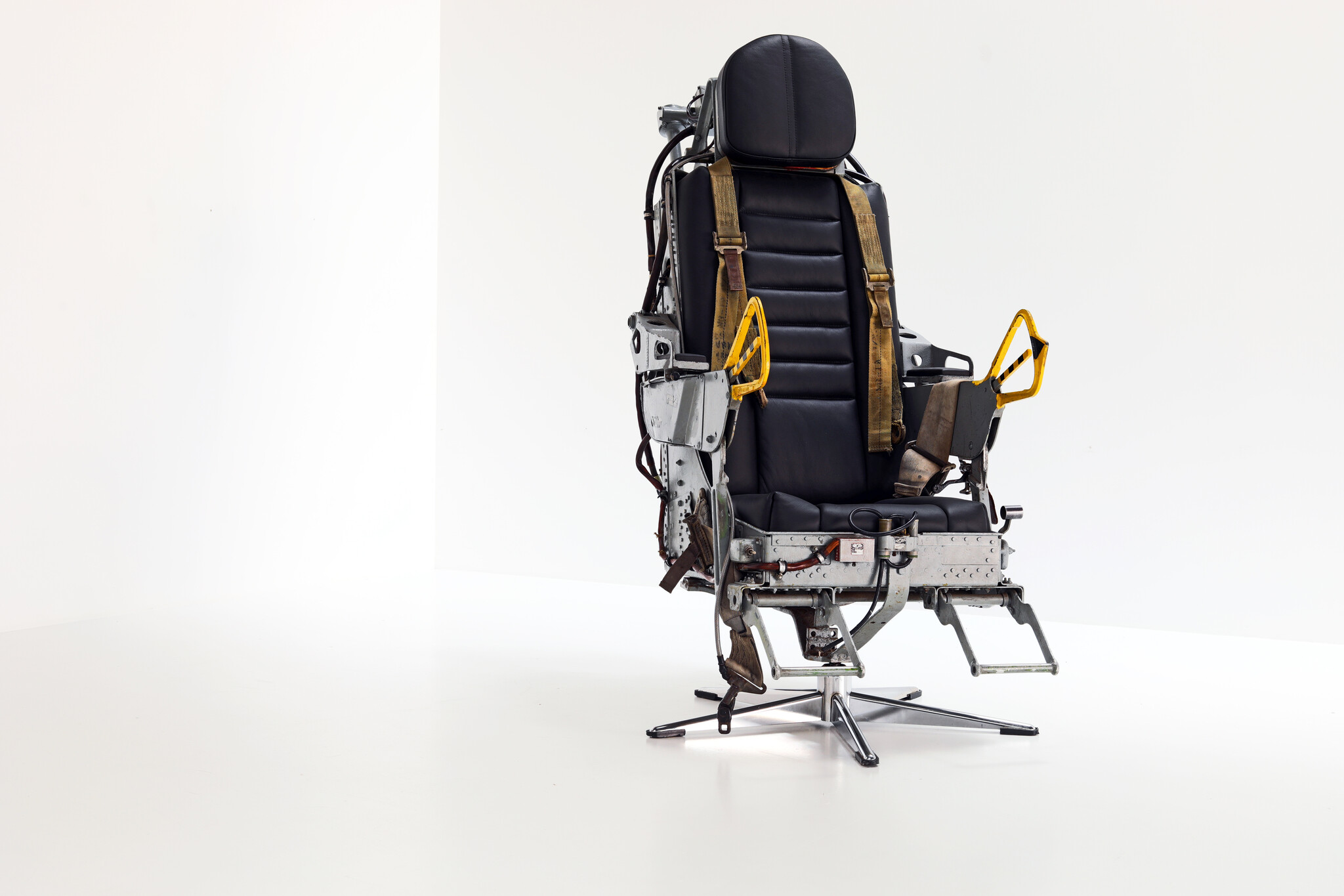 Orginele schietstoel van een Thunderstreak gevechtsvliegtuig, 1956