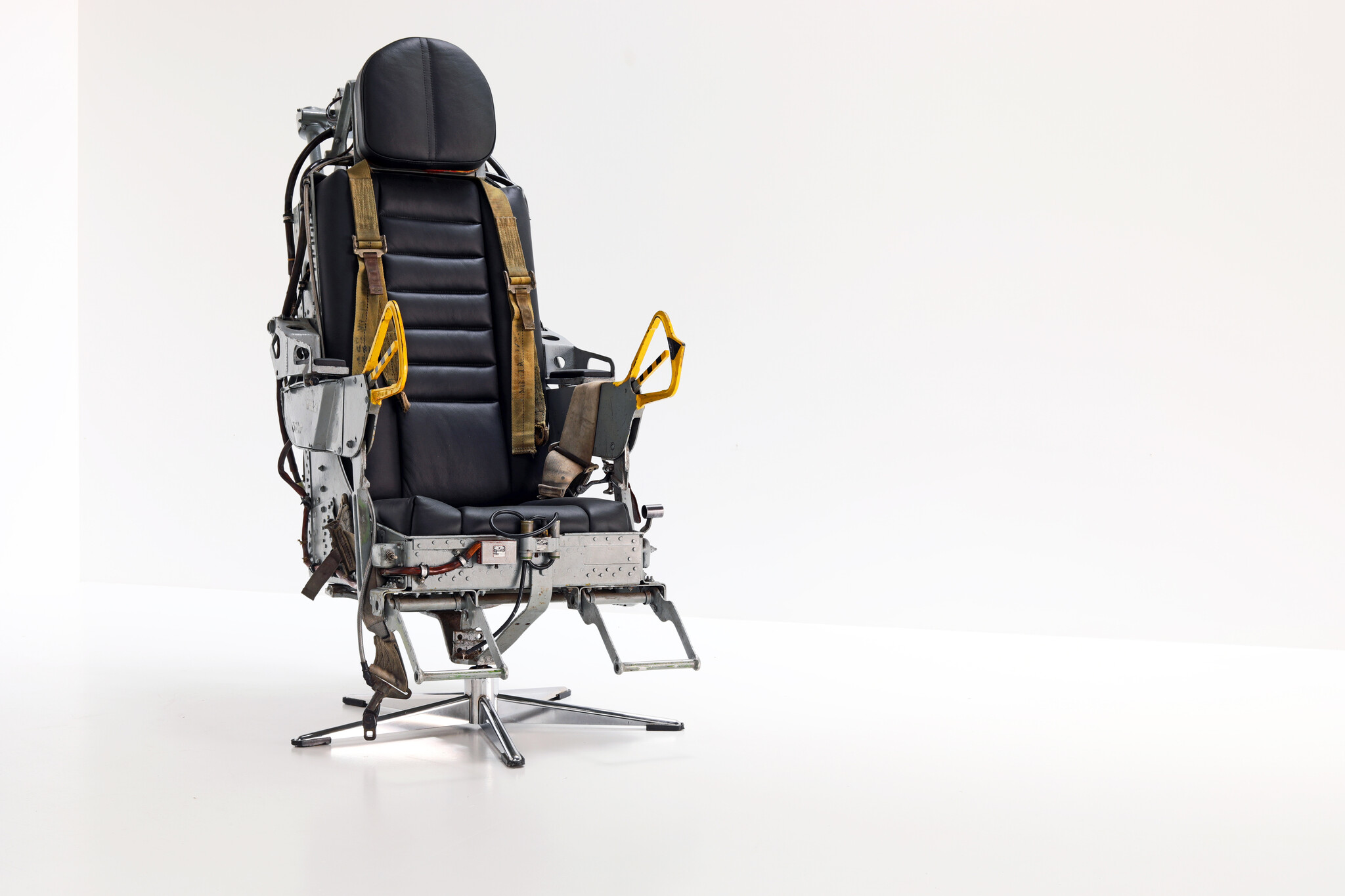 Orginele schietstoel van een Thunderstreak gevechtsvliegtuig, 1956