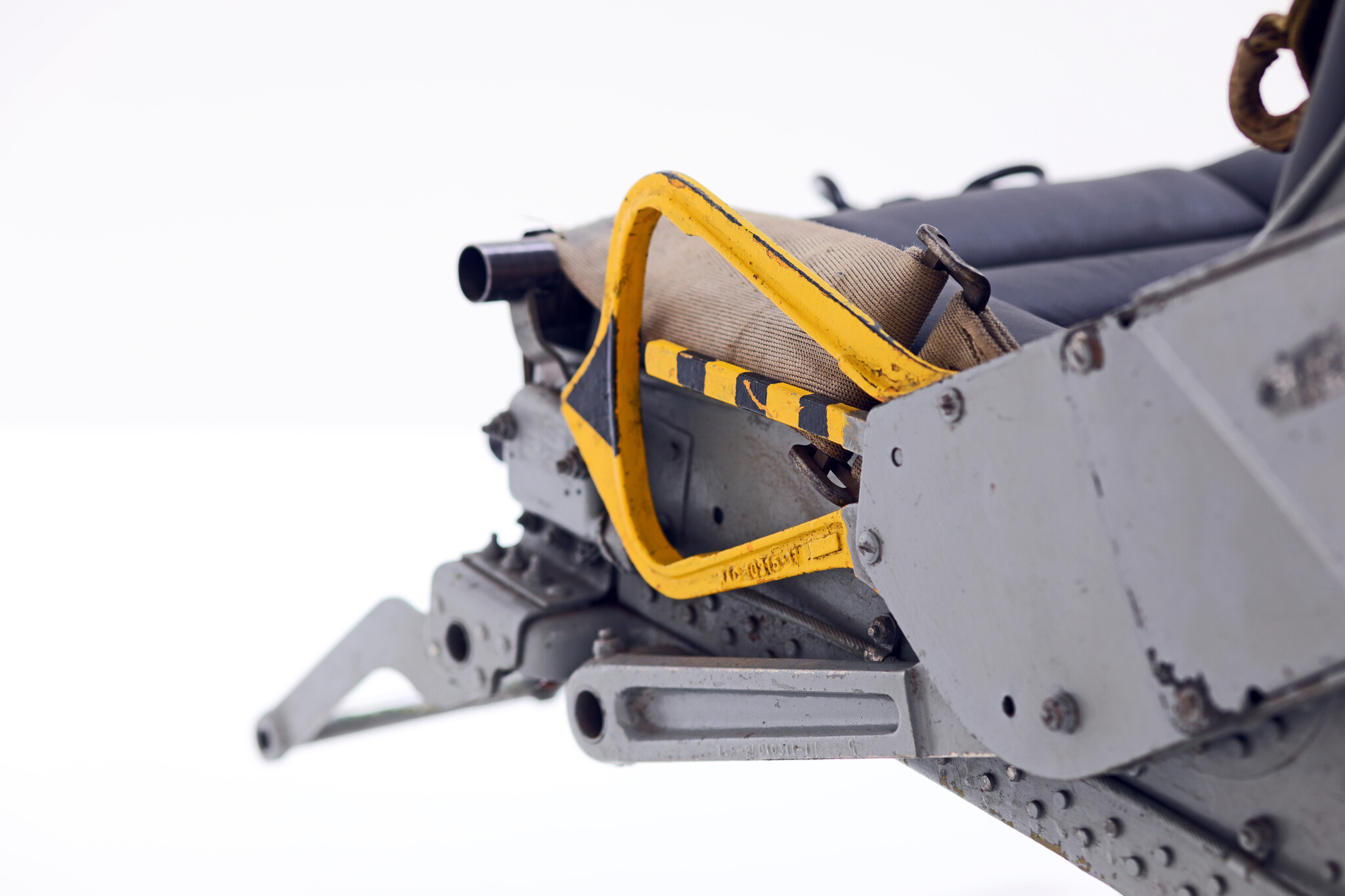 Orginele schietstoel van een Thunderstreak gevechtsvliegtuig, 1956