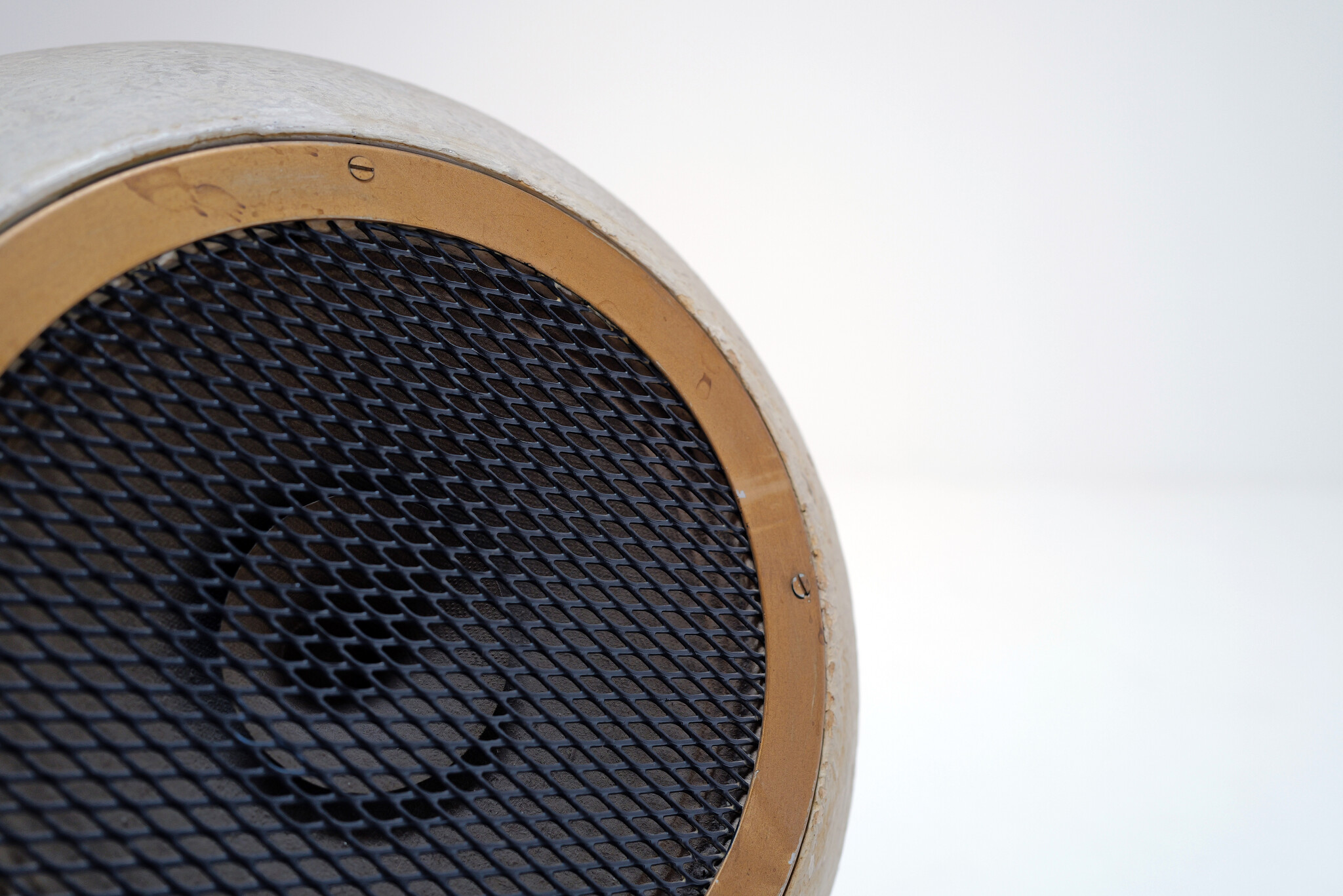 Elipson vintage luidsprekers in gips, 1960's