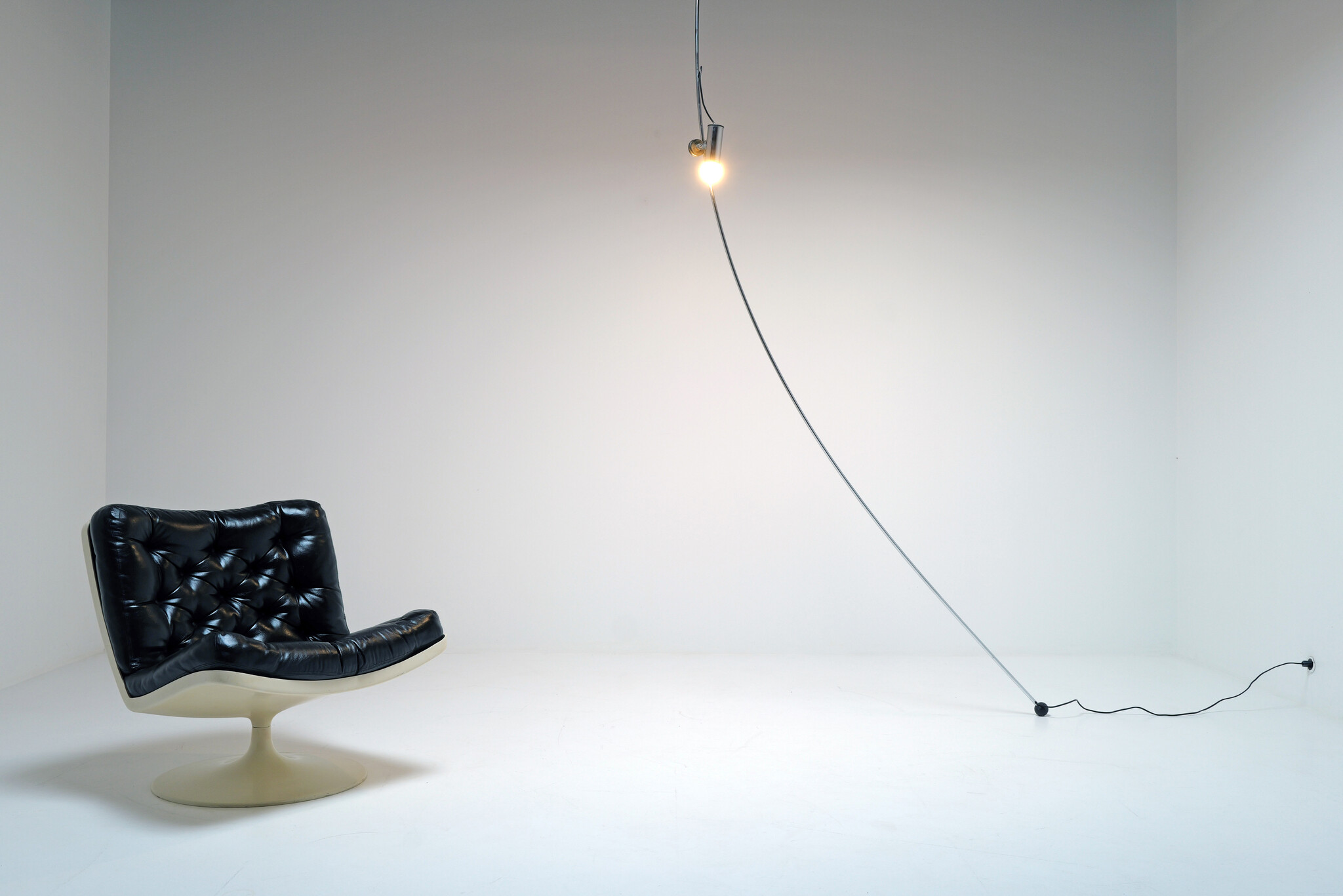 Molla vloerlamp van Leonardi Cesare & Stagi Franca voor Lumenform, 1970s