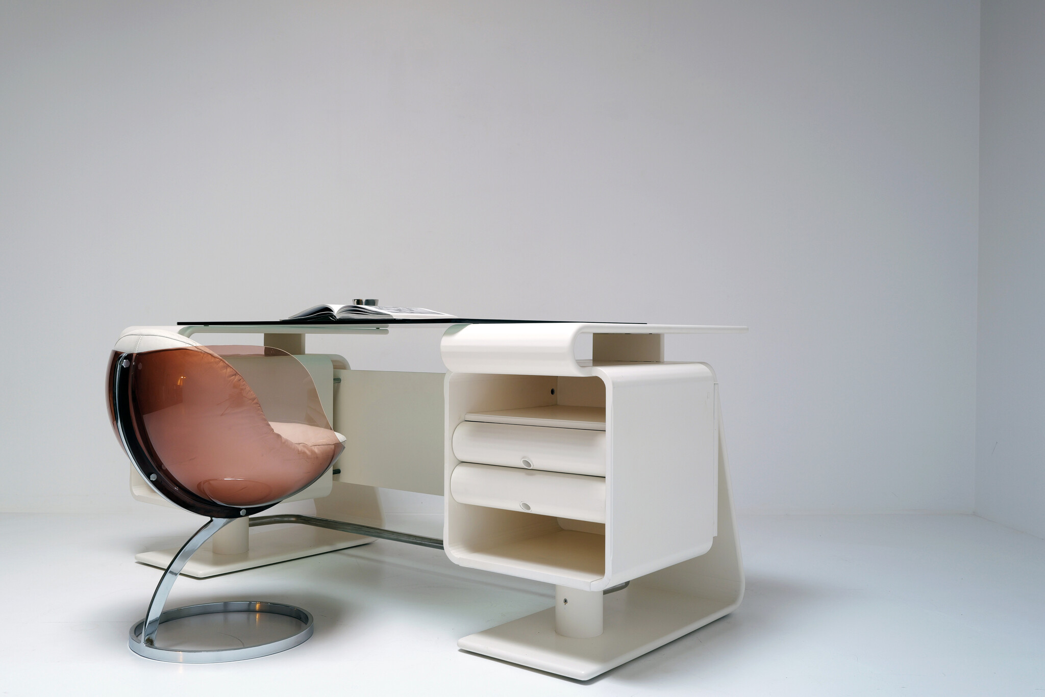 Exclusive Space Age desk from the 70s
