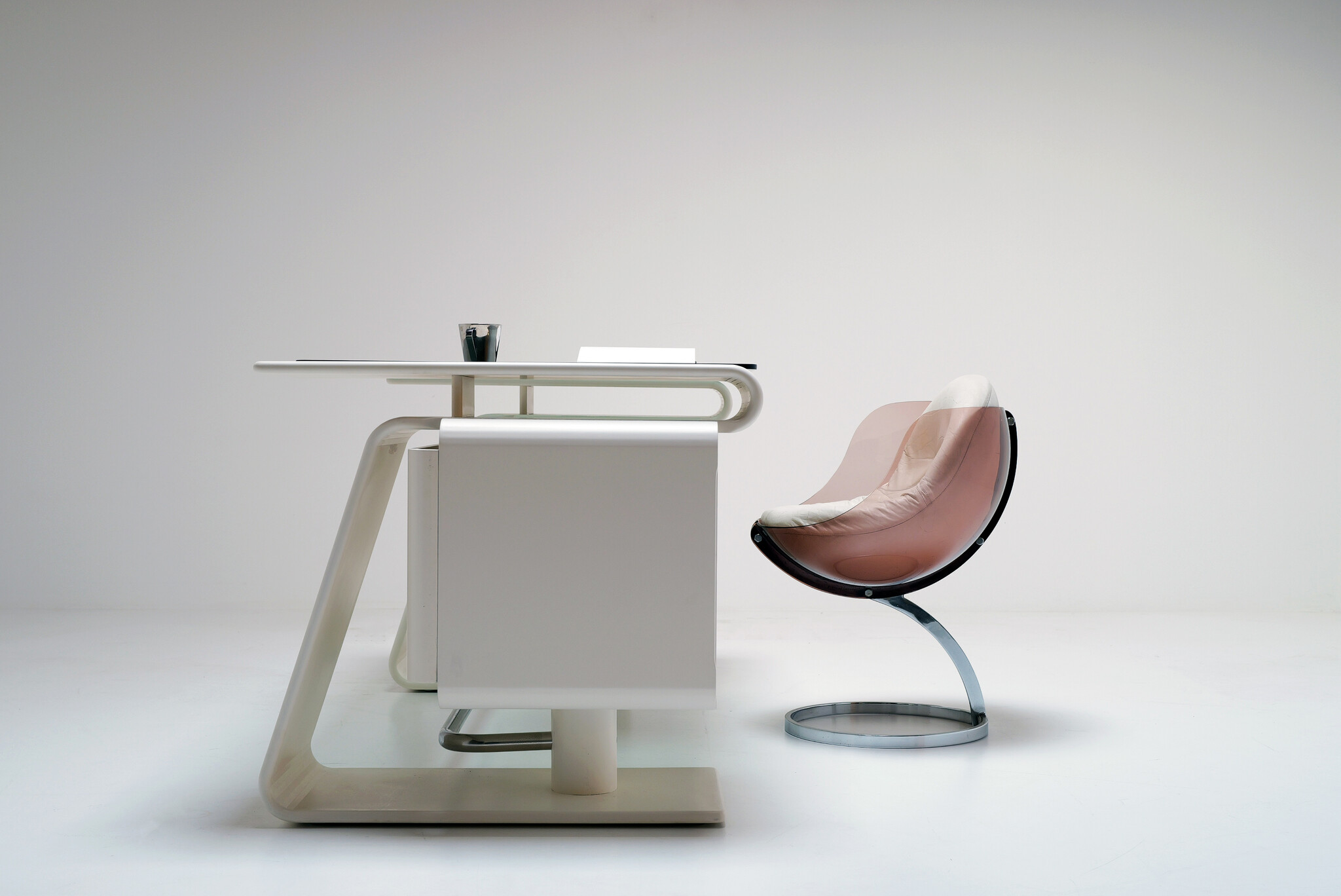 Exclusive Space Age desk from the 70s