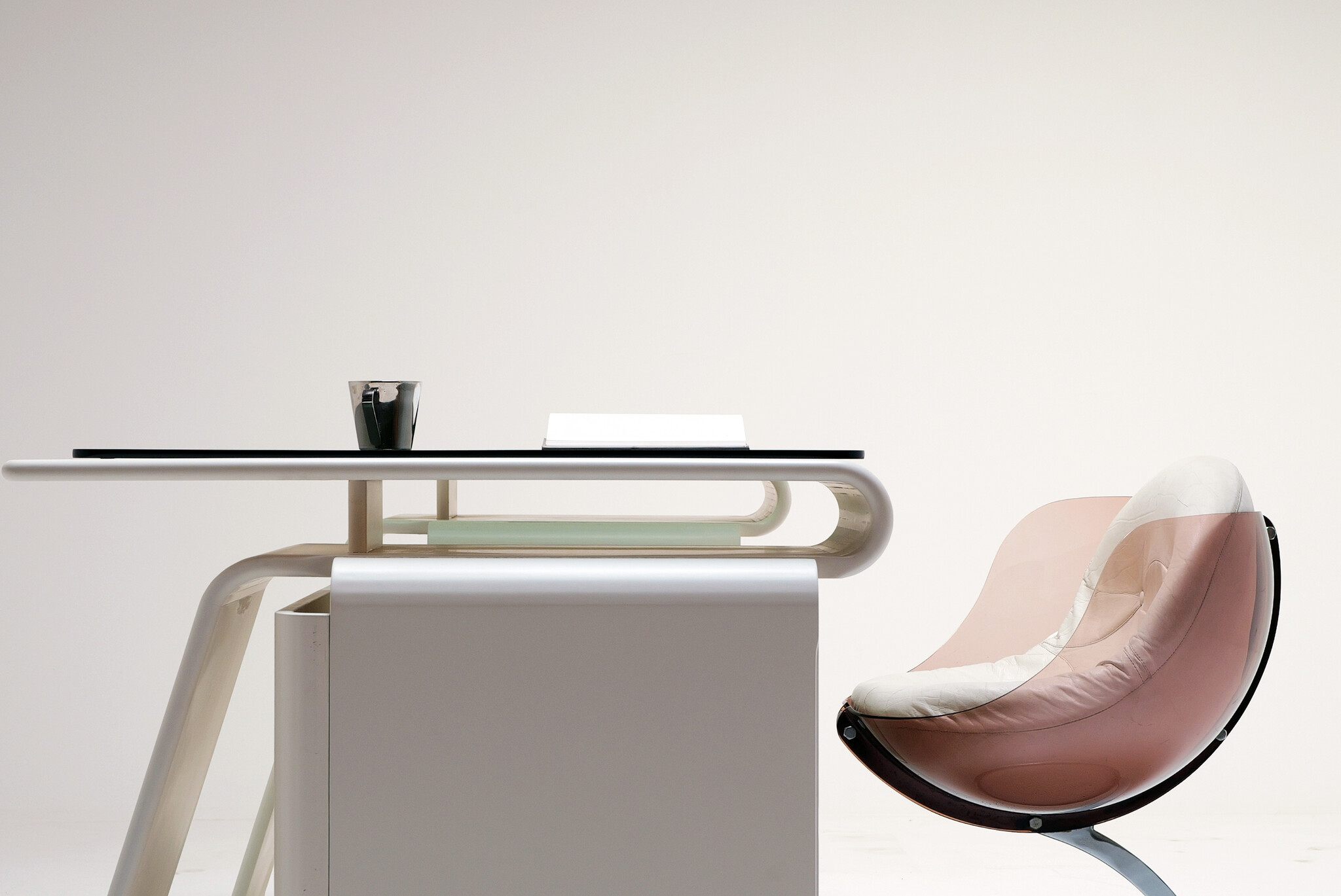 Exclusive Space Age desk from the 70s