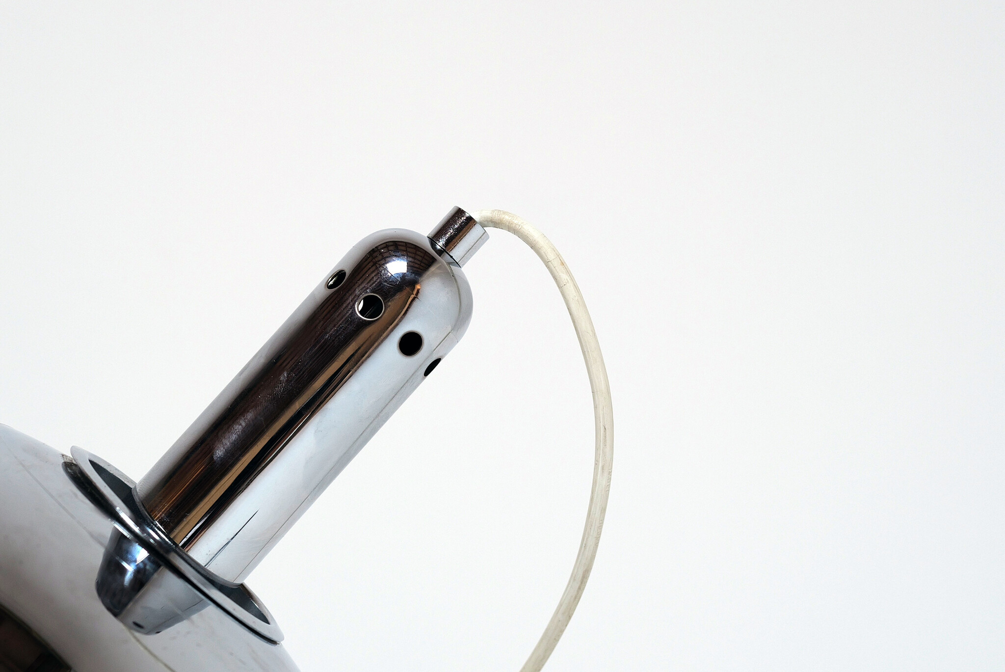 Focus Table Lamp by Fabio Lenci for Guzzini, 1970s – Special Chrome Edition