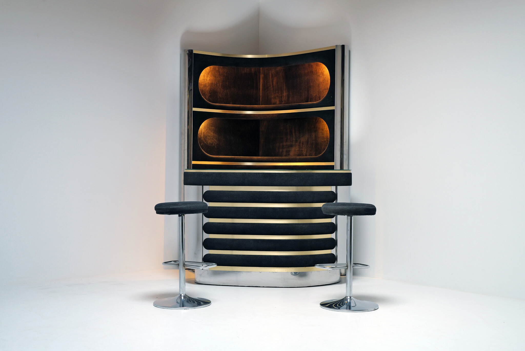 Willy Rizzo Gin Bar, 1970s Iconic Italian Jetset Luxury