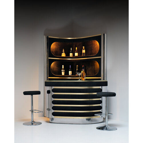 Bar à cocktails Willy Rizzo, années 1970