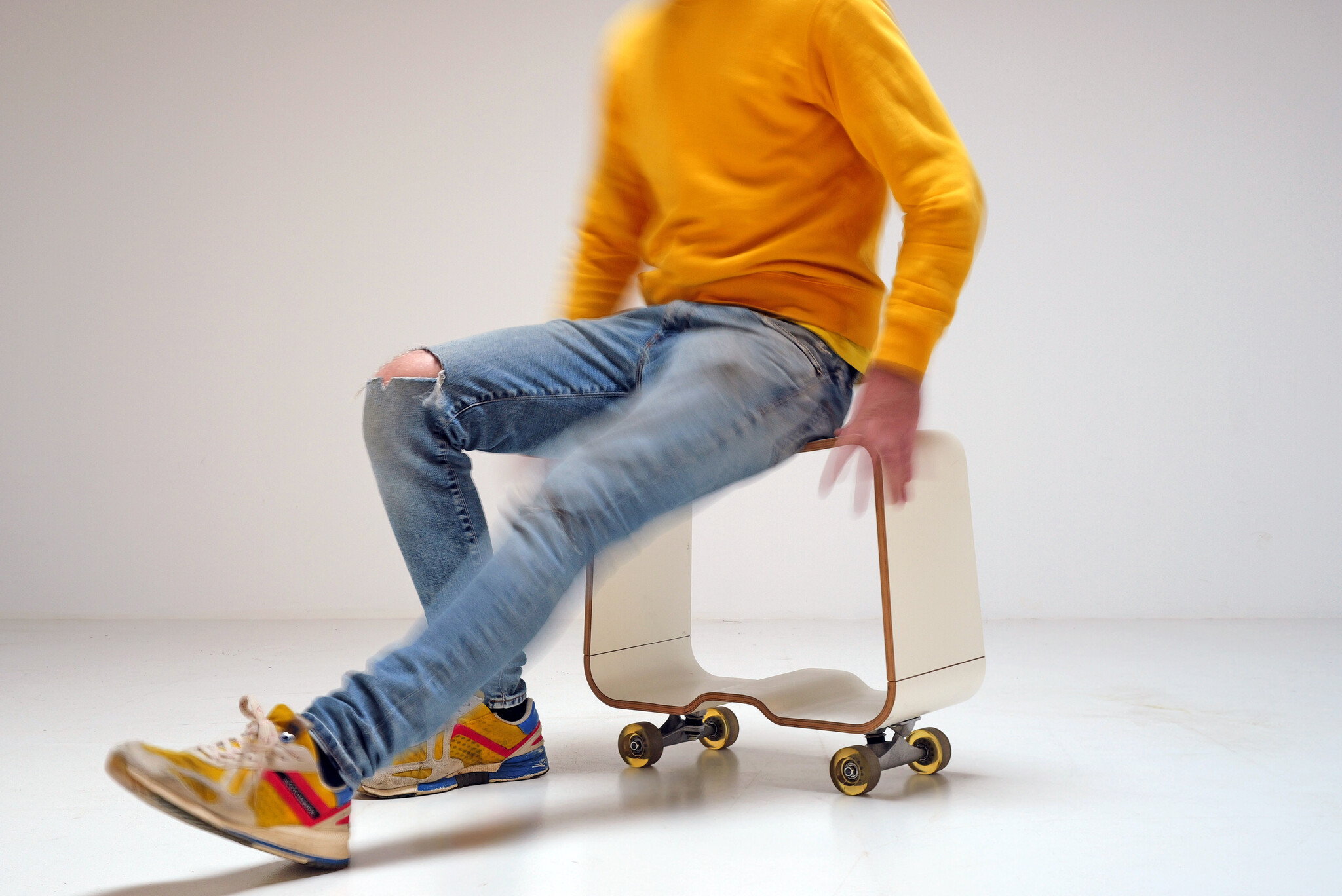 Bulo skater chair by Hannes Wettstein