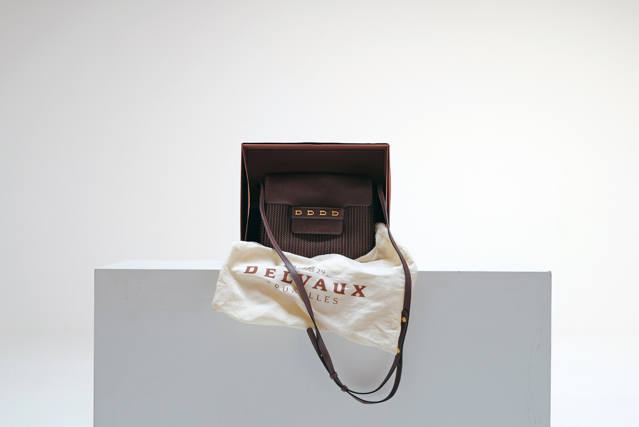 Delvaux “Toile de Cuir” crossbody bag