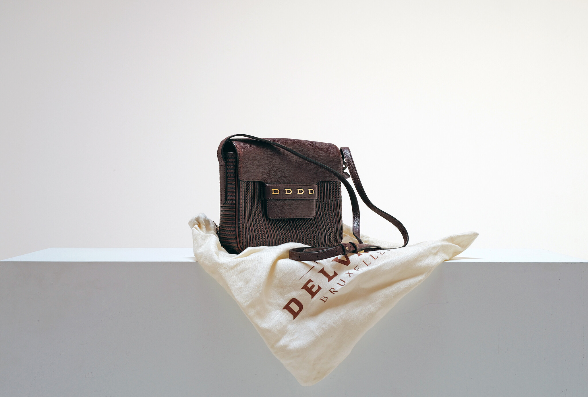 Delvaux “Toile de Cuir” crossbody bag