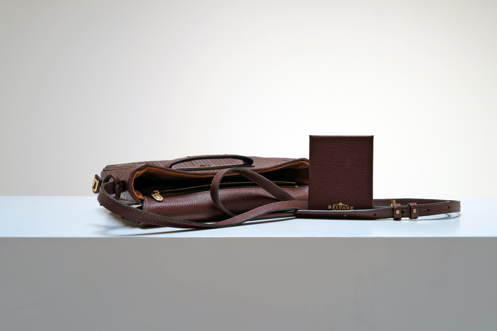 Delvaux “Toile de Cuir” crossbody bag