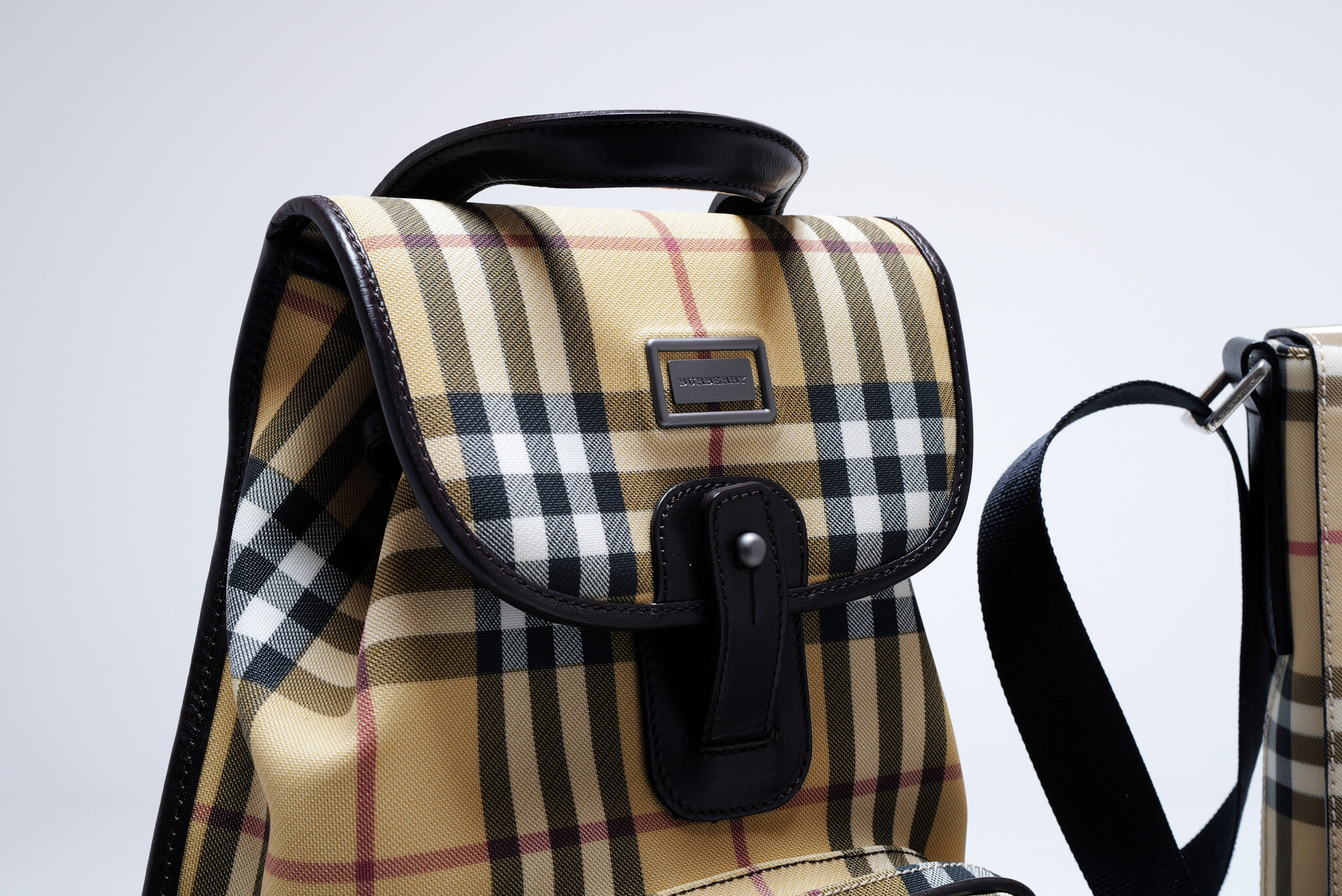 Set of vintage Burberry bags