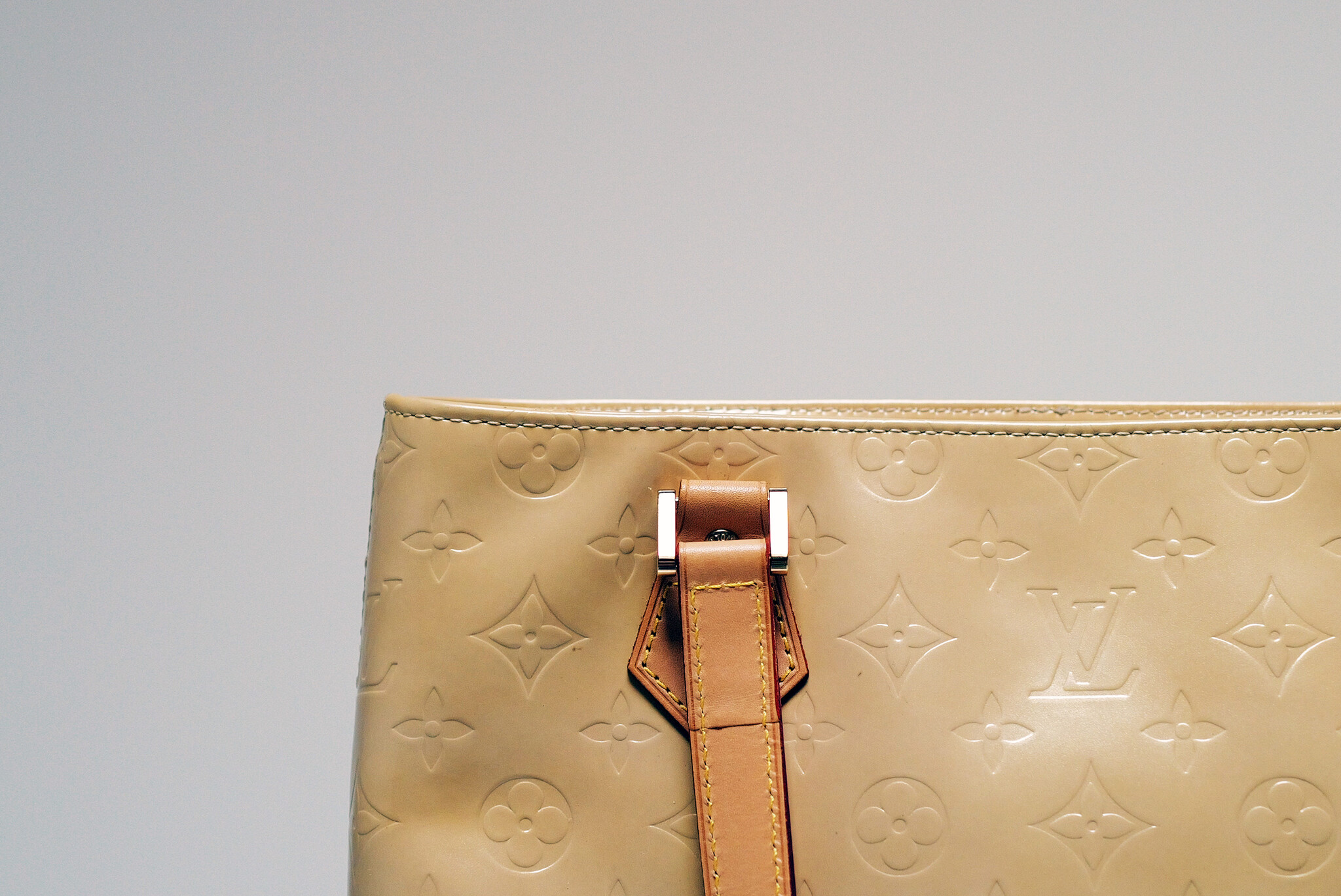 Louis Vuitton Houston Noisette Monogram Vernis Sac fourre-tout