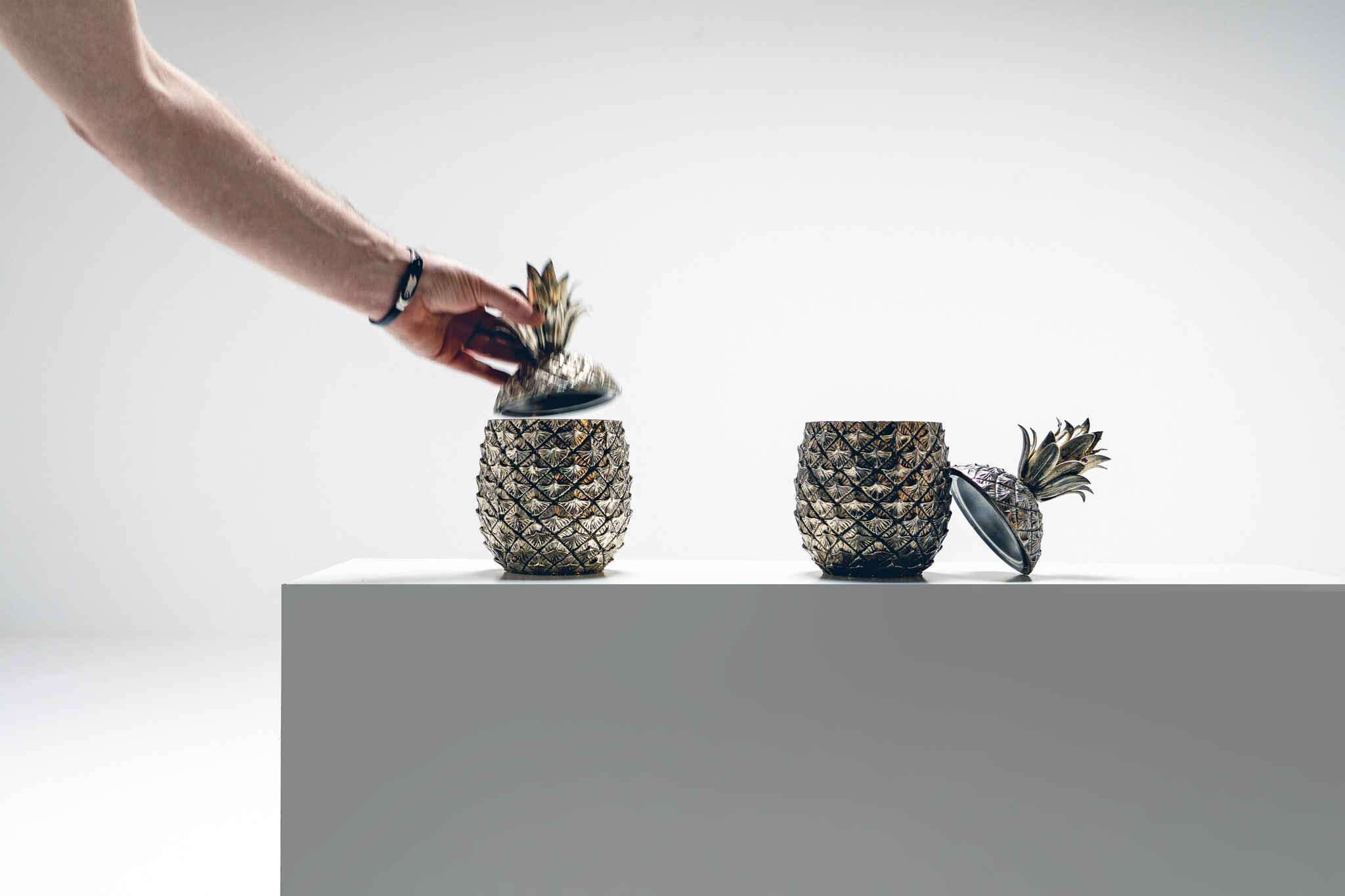 Vintage ananas ijsemmer van Mauro Manetti, 1970s