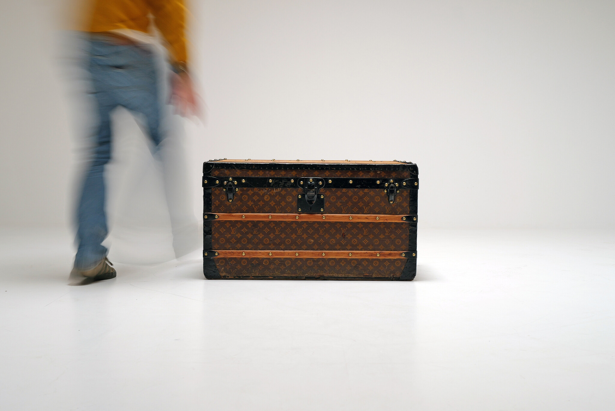 Rare valise Louis Vuitton ancienne, ca. 1898