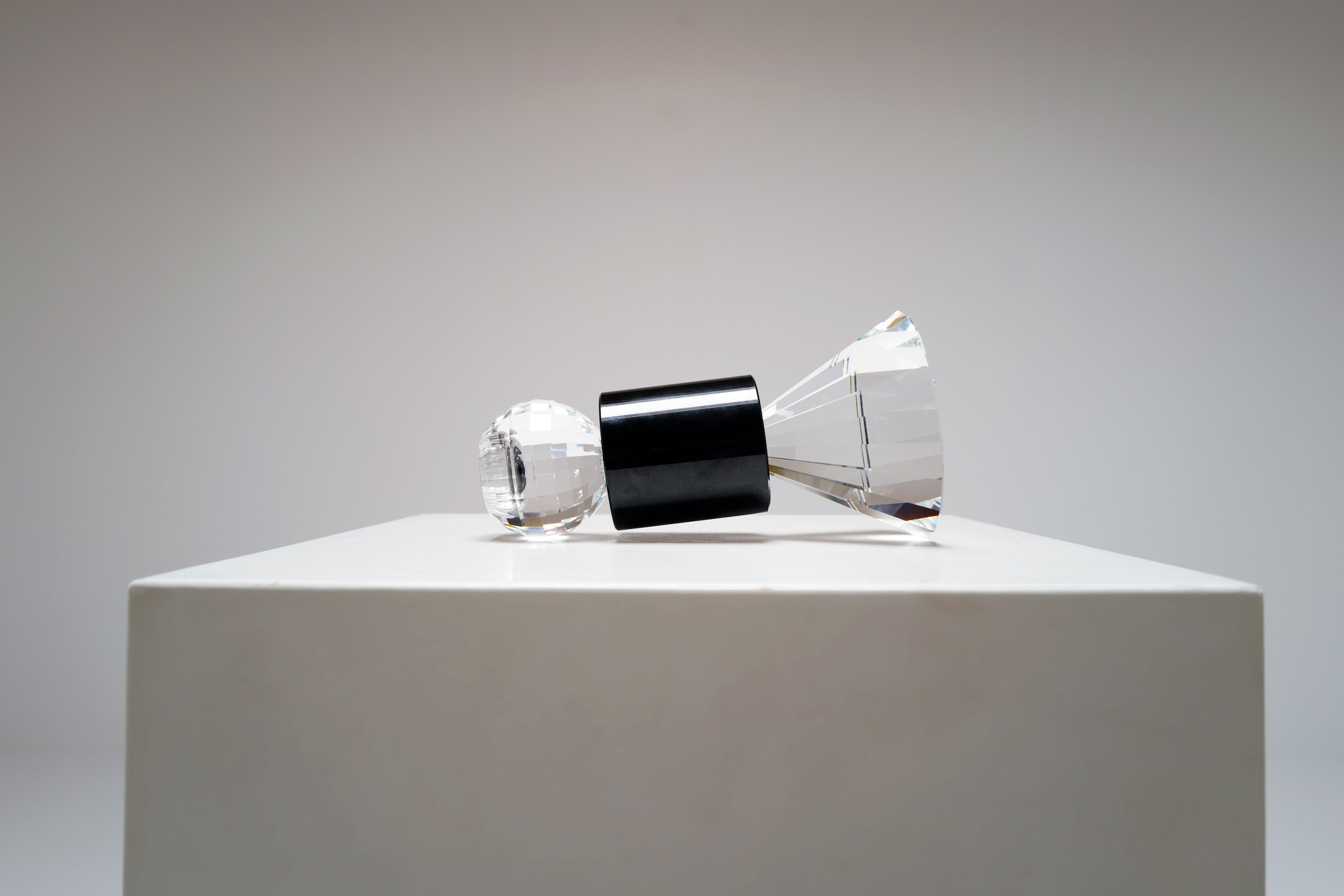 Bougeoir en cristal de Kazumasa Nagai, 1990