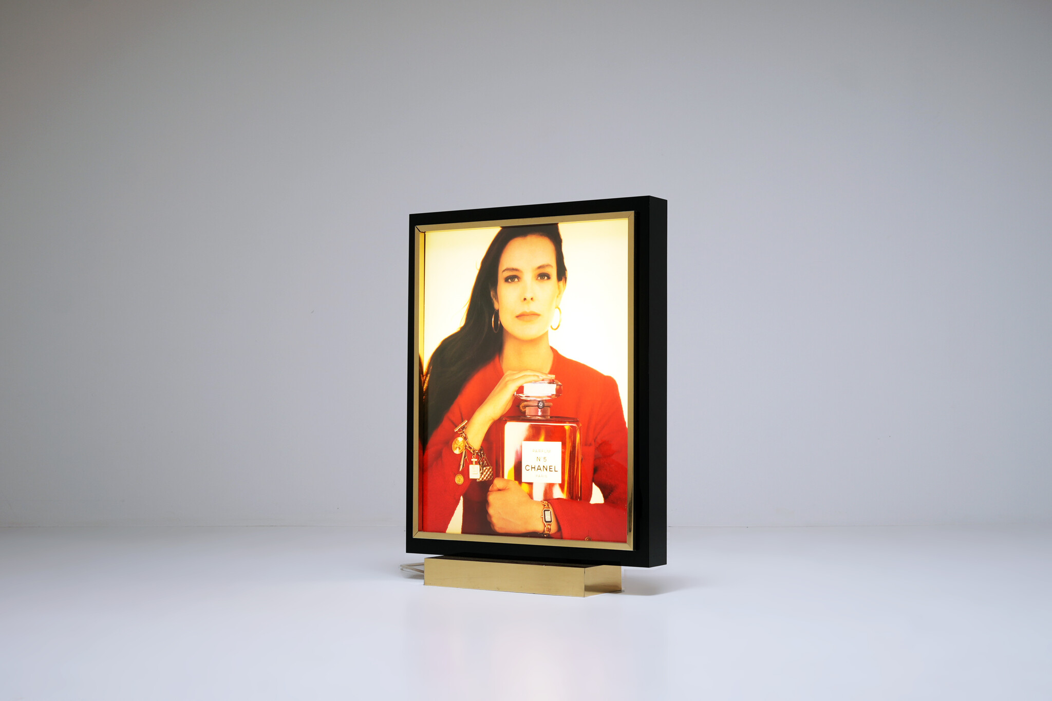 Original Illuminated CHANEL Display – Carole Bouquet