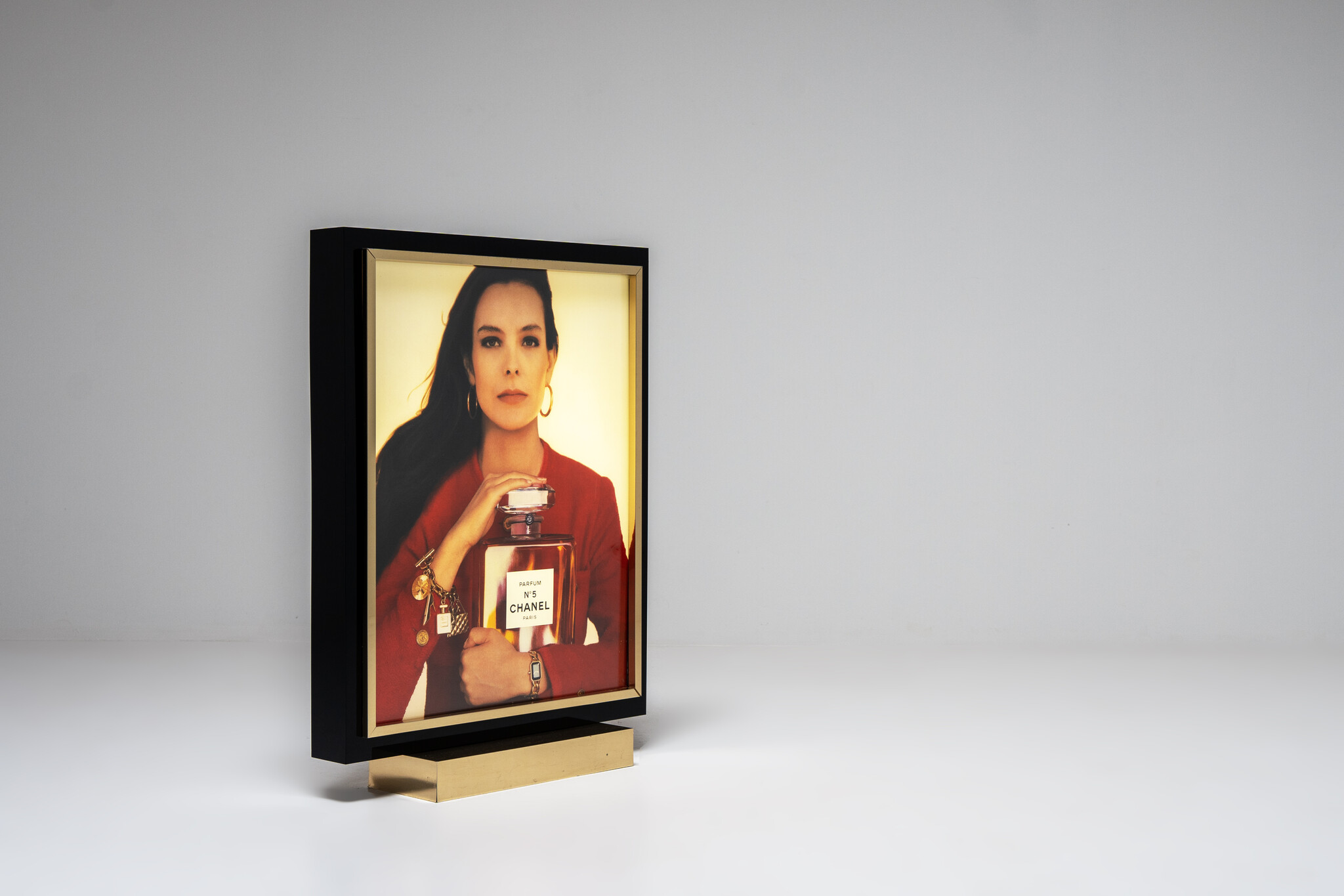 Original Illuminated CHANEL Display – Carole Bouquet