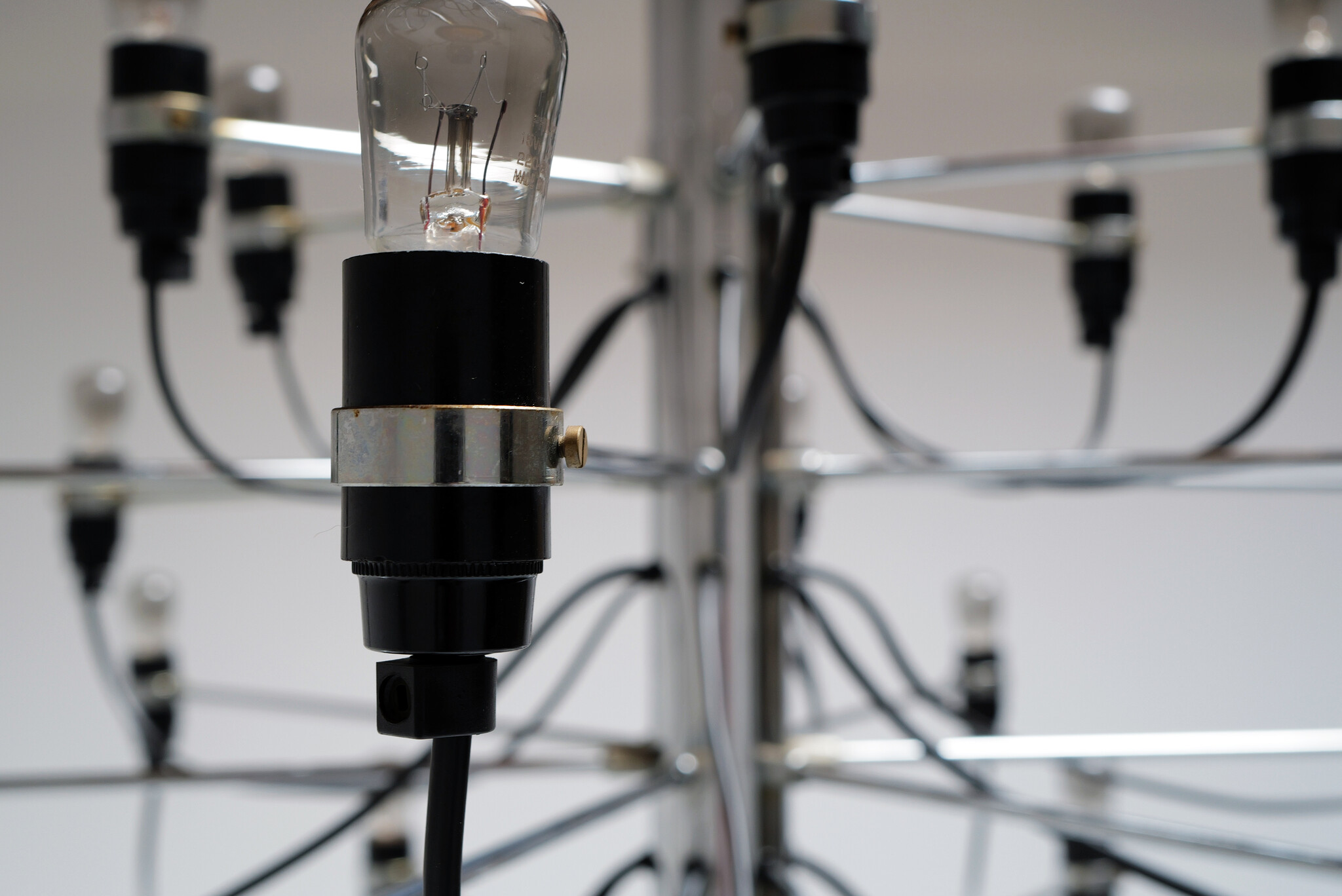 Originele Sarfatti luchter door Gino Sarfatti voor Arteluce, 1958