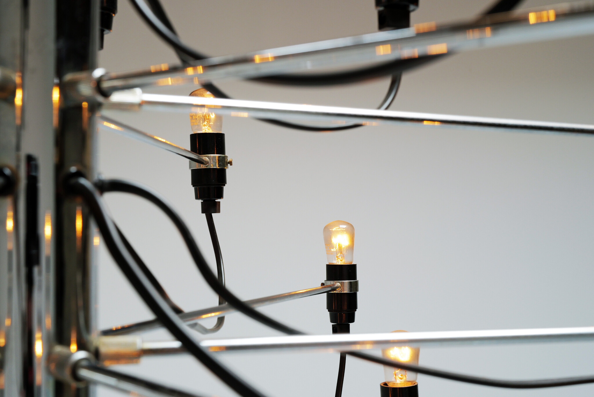 Originele Sarfatti luchter door Gino Sarfatti voor Arteluce, 1958