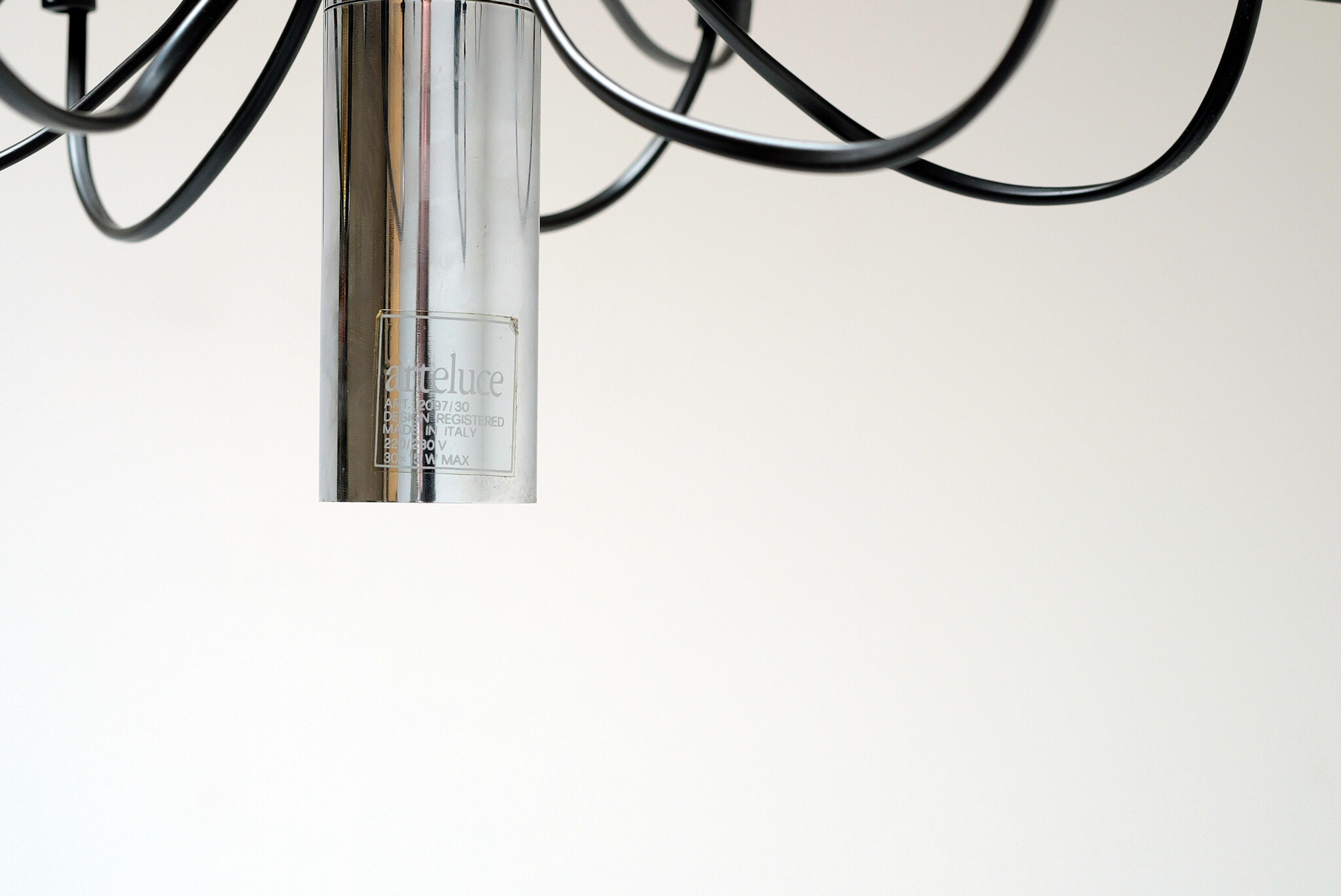 Originele Sarfatti luchter door Gino Sarfatti voor Arteluce, 1958