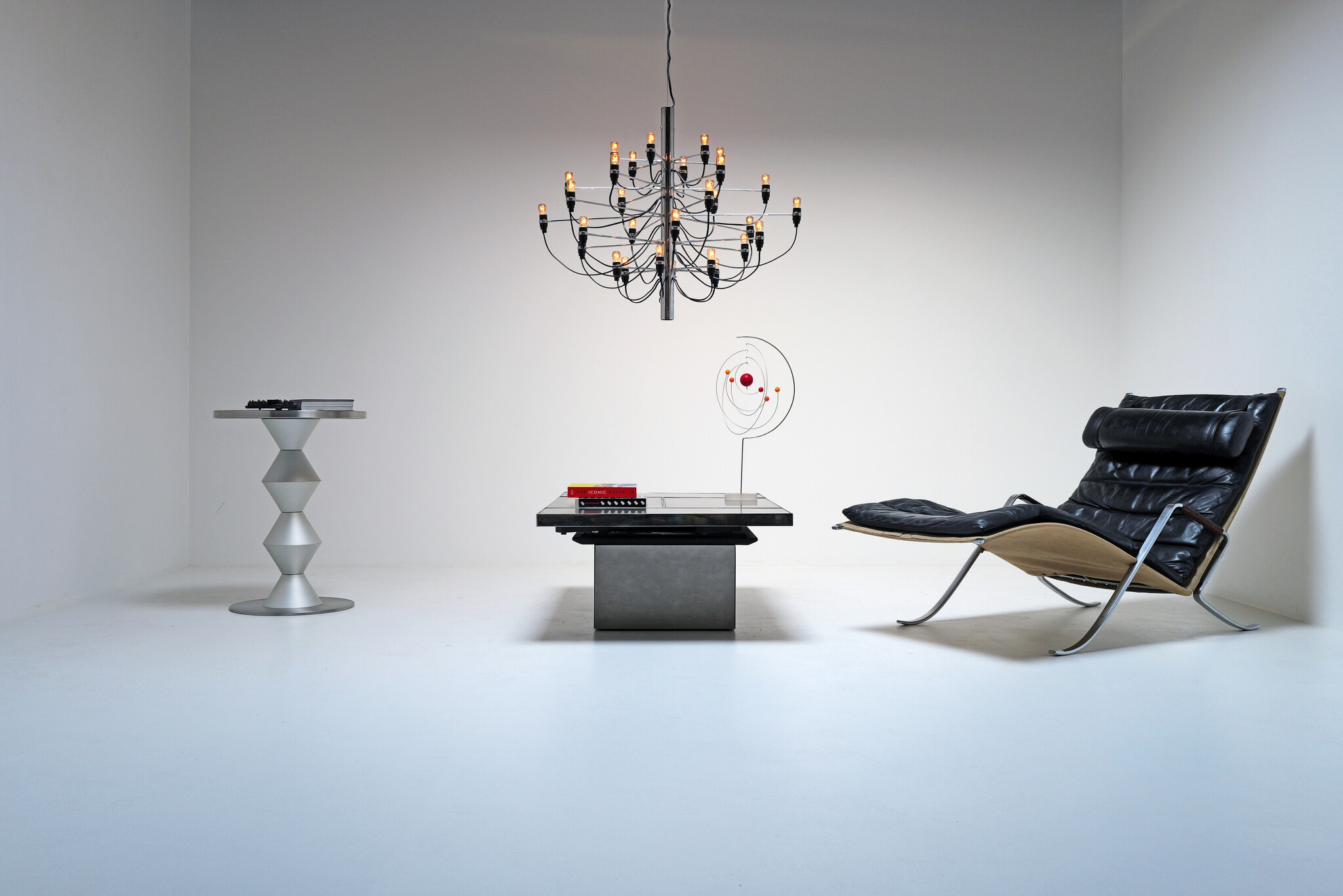 Originele Sarfatti luchter door Gino Sarfatti voor Arteluce, 1958